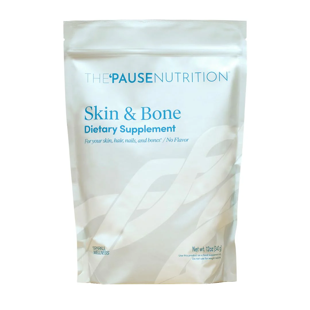 The 'Pause Life Skin & Bone, Verisol & Fortibone Collagen Peptides, Powder Formula with Hyaluronic Acid and Vitamin C, Gluten Free Supplement, Skin, Nails & Hair Support, Unflavored, Easy to Mix 12 OZ