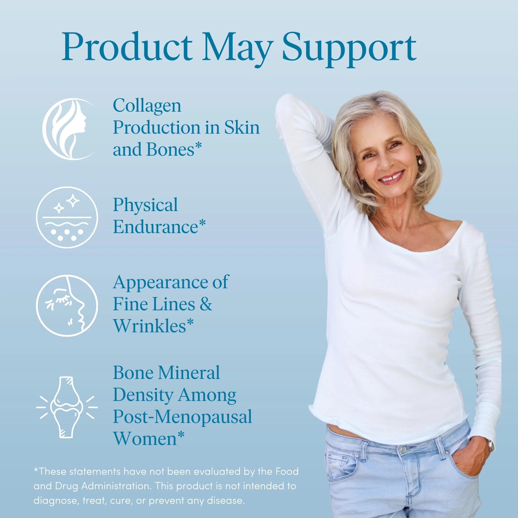 The 'Pause Life Skin & Bone, Verisol & Fortibone Collagen Peptides, Powder Formula with Hyaluronic Acid and Vitamin C, Gluten Free Supplement, Skin, Nails & Hair Support, Unflavored, Easy to Mix 12 OZ - Image 6
