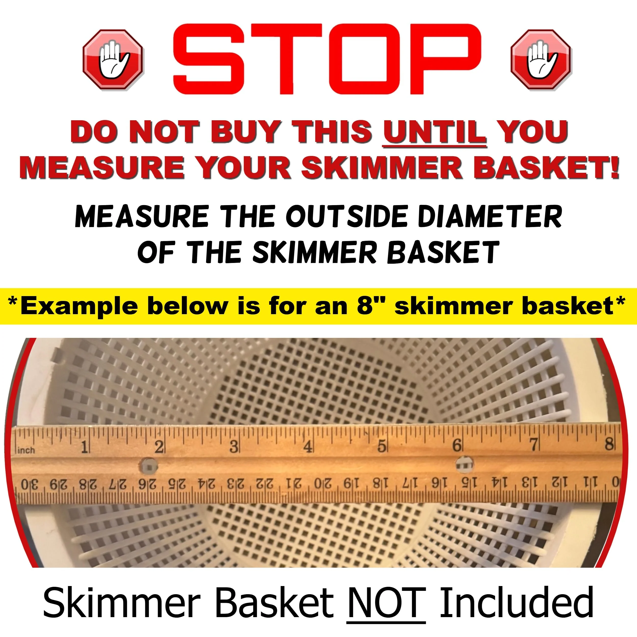 The Skimmie Cyclone (Skimmer Basket NOT Included) - Turbocharges Pool Skimmer Water Flow - Improves Pool Surface Cleaning & Debris Removal - 8" Funnel Design Works with Any Pool Water Level - Image 7