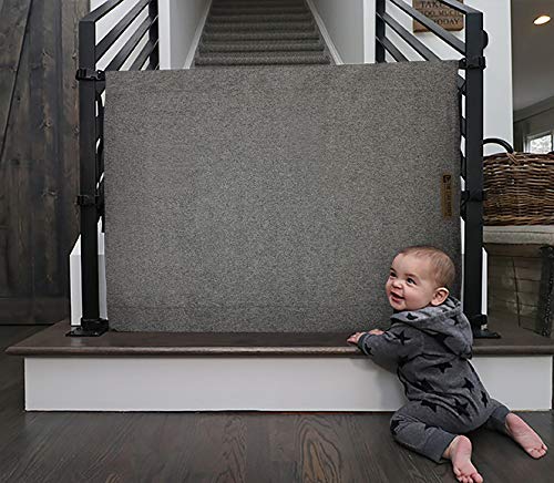 The Stair Barrier Banister to Banister No Drill Baby Gate for Stairs - Fabric Excellence Easy Setup Maximum Security with Portable Pet Gate for Stairs - Climb-Proof Neat and Tidy Fabric Baby Gate - Image 7