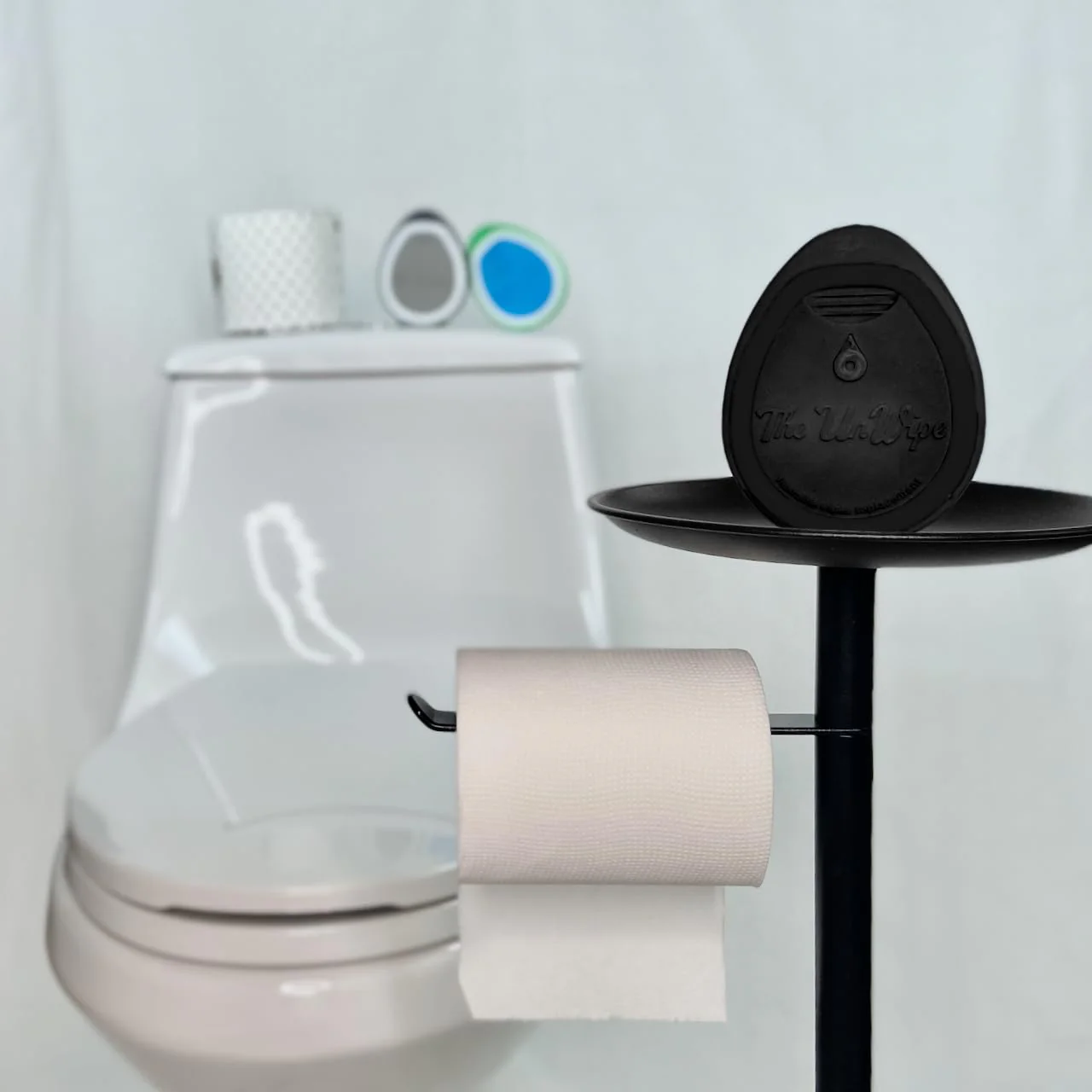 The UnWipe – Textured, Portable, Septic-Safe Tush Cleaning Instead of Flushable or Baby Wipes, Black LE - Image 9