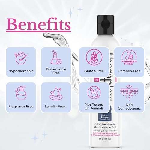 Theraplex Clear Emollient Lotion (8 oz) - No Parabens or Preservatives, Noncomedogenic and Hypoallergenic, Fragrance Free, Dermatologist recommended - National Eczema Association Seal of Acceptance - Image 6