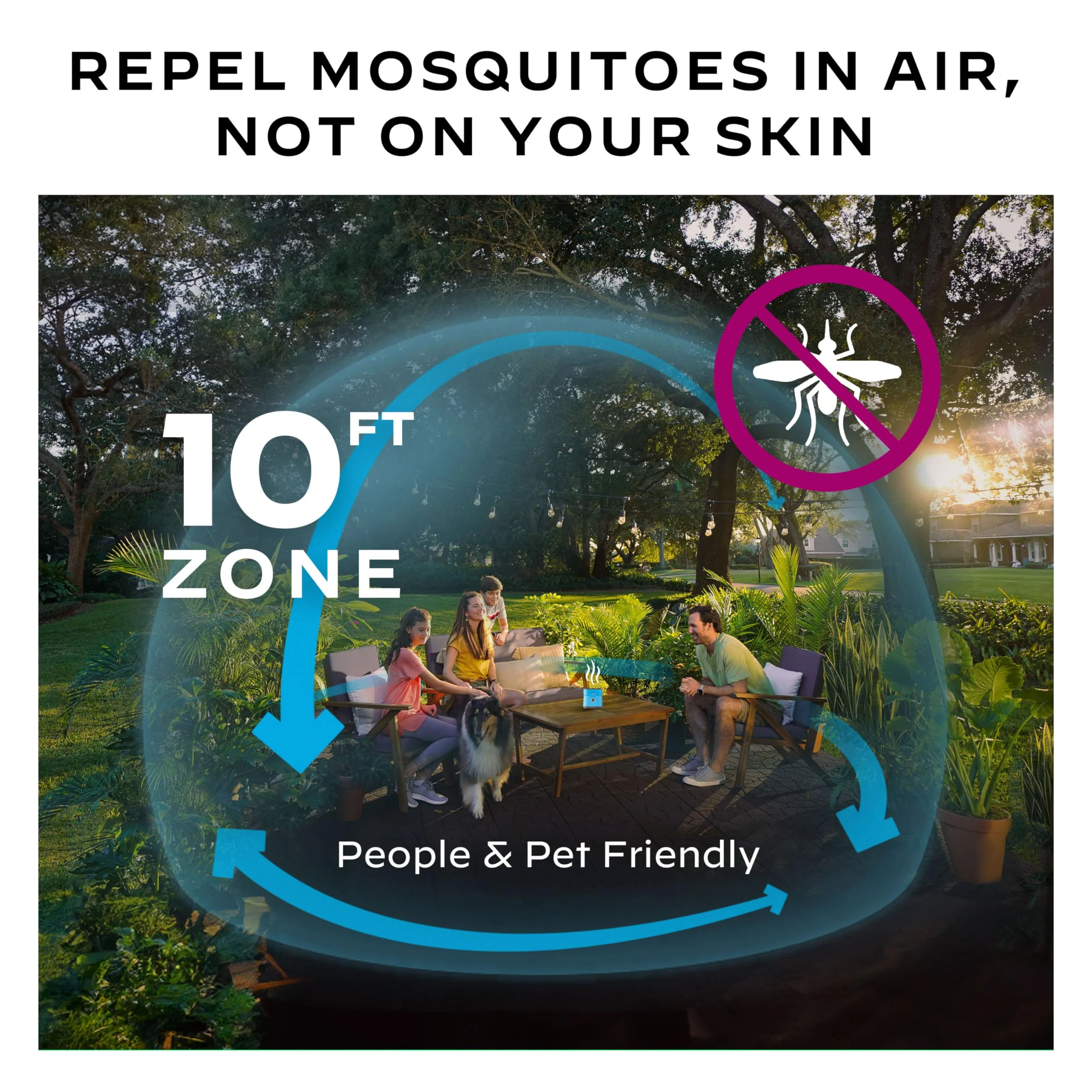 Thermacell Mosquito Repellent Radius Zone, Gen 2.0, Rechargeable; Includes 12-Hour Mosquito Repellent Refill; No Candle or Flame, Easy to Use & Long Lasting; Bug Spray Alternative - Image 3