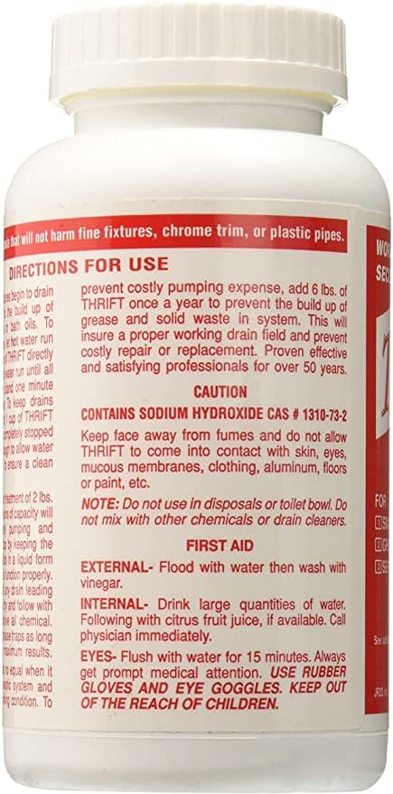 Thrift T-200 Drain Cleaner, 2-Pound by Thrift (Pack of 2) - Image 2