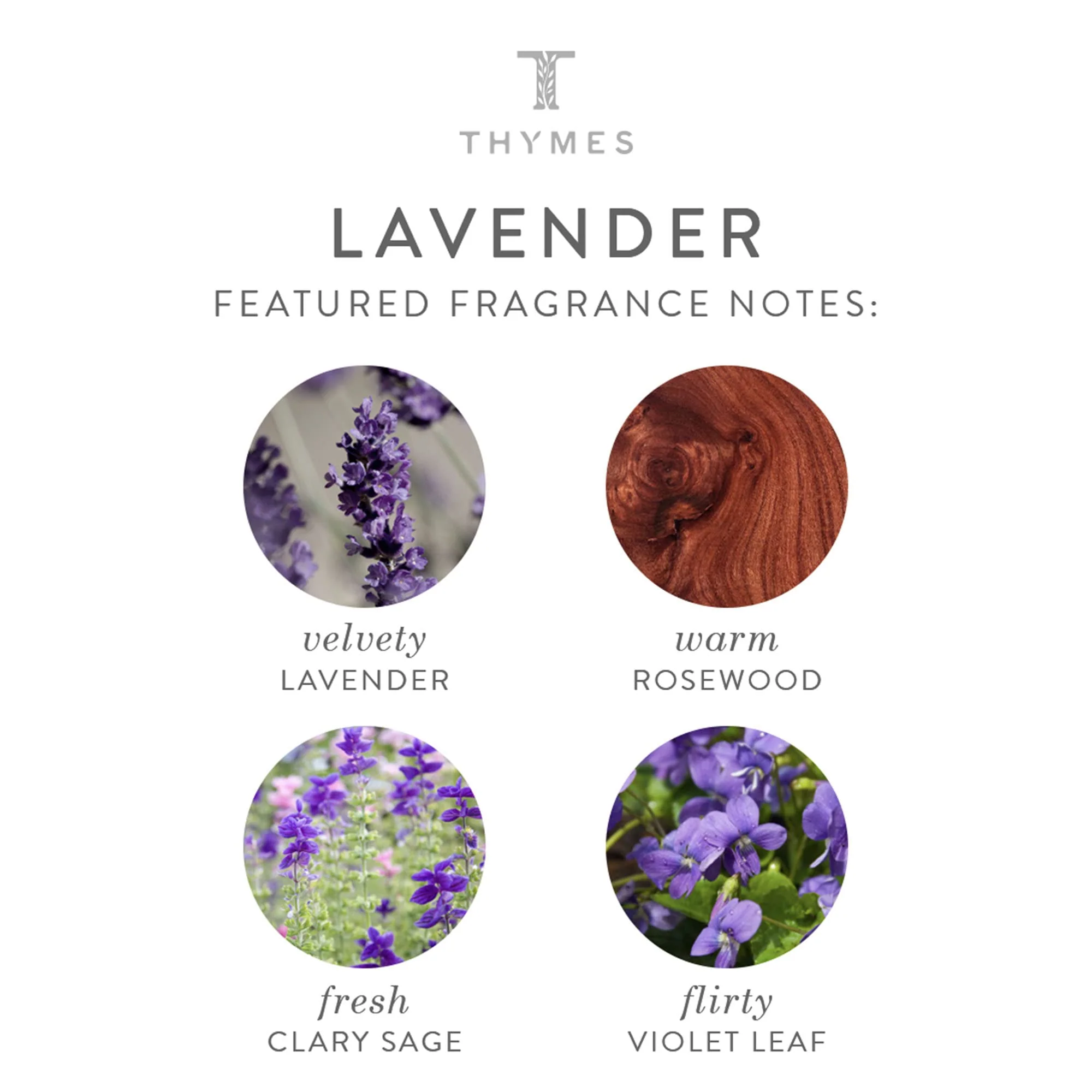 Thymes Body Wash with Pump - Liquid Soap for Bath and Shower - Body Soap - Skin Care - Scented Soap with Notes of Velvety Lavender, Warm Rosewood, Fresh Clary Sage, & Violet (Lavender, 9.25 fl oz) - Image 6