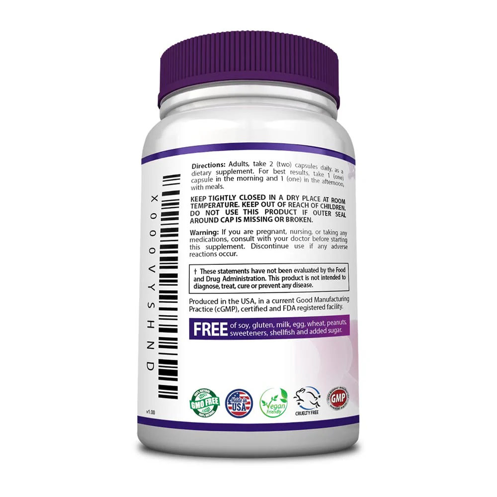 ThyrAid - Thyroid Supplement - Iodine, Kelp, Ashwagandha - Vegan - 60 Capsules (1 Month Supply) - Image 2