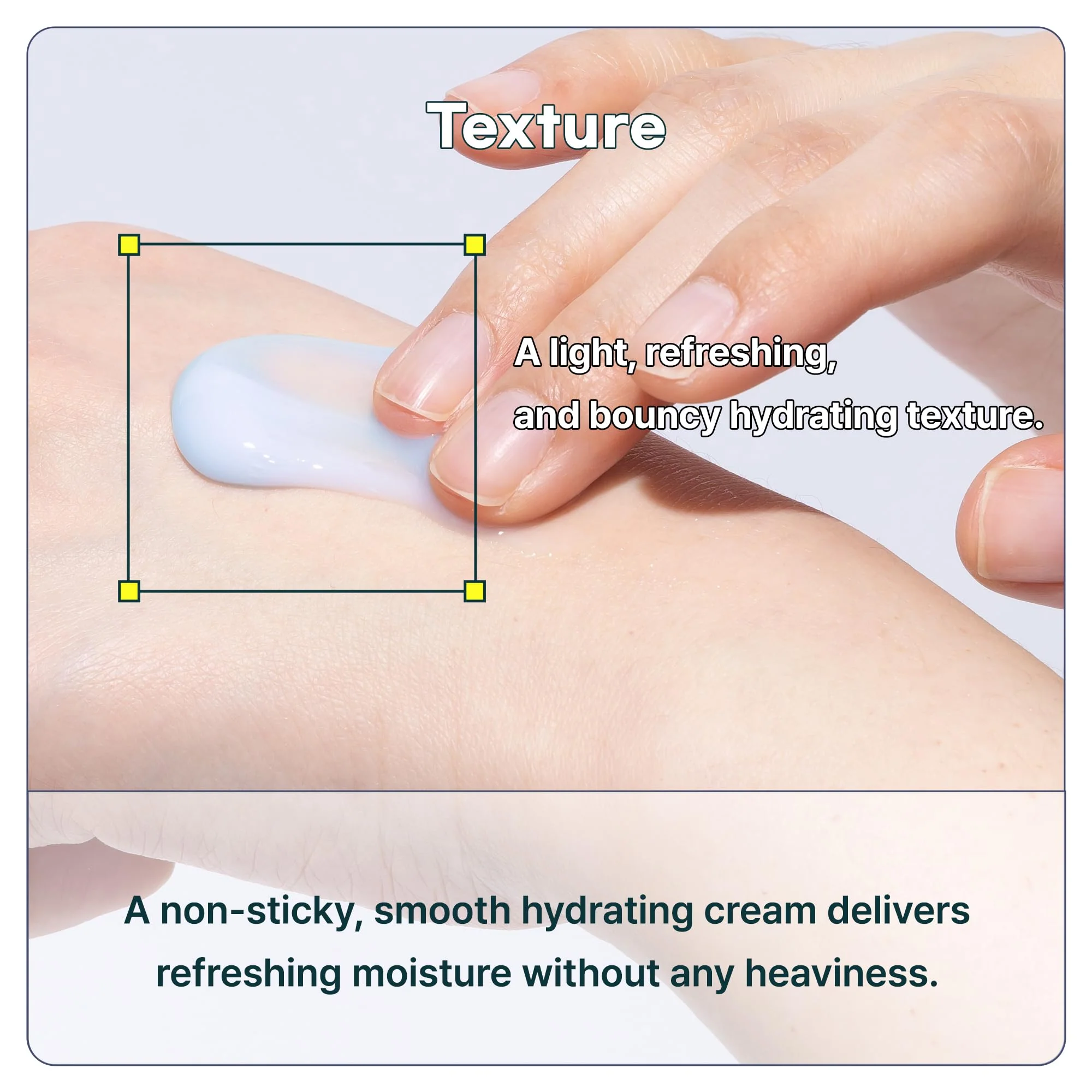 TIA'M TIAM Hyaluronic Moisture Revive Cream, 1.69 fl oz, Peptide & Ceramide Facial Moisturizer for Long-Lasting Hydration and Firming, Perfect for Dry and Dehydrated Skin, Korean Skin Care - Image 5