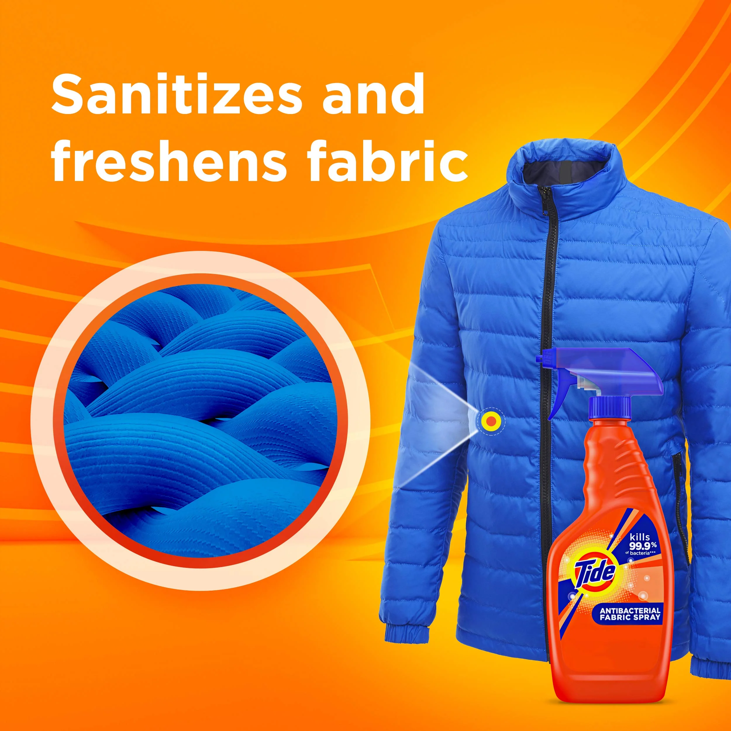 Tide Antibacterial Fabric Spray, 2 count, 22 fl oz each - Image 3