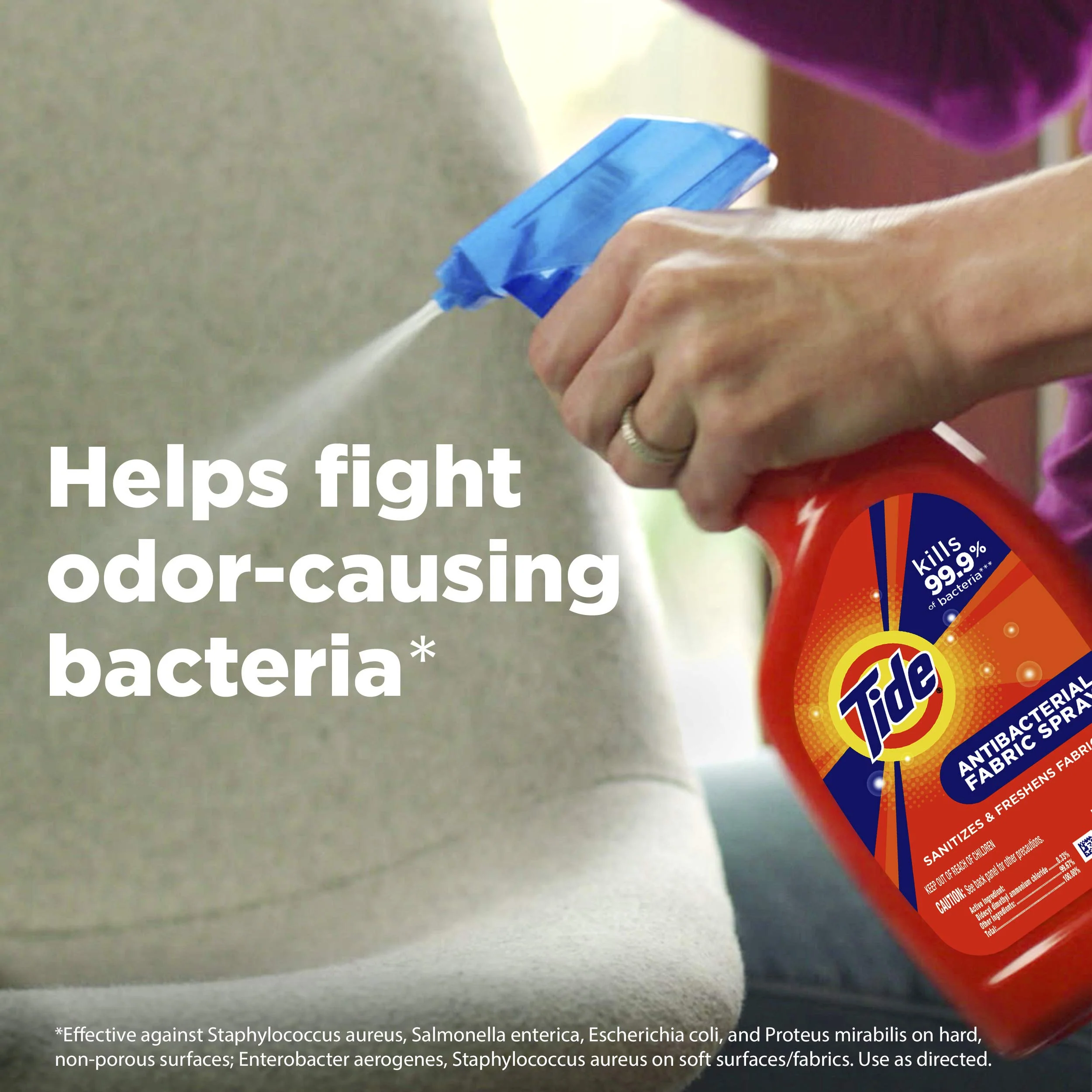 Tide Antibacterial Fabric Spray, 2 count, 22 fl oz each - Image 4