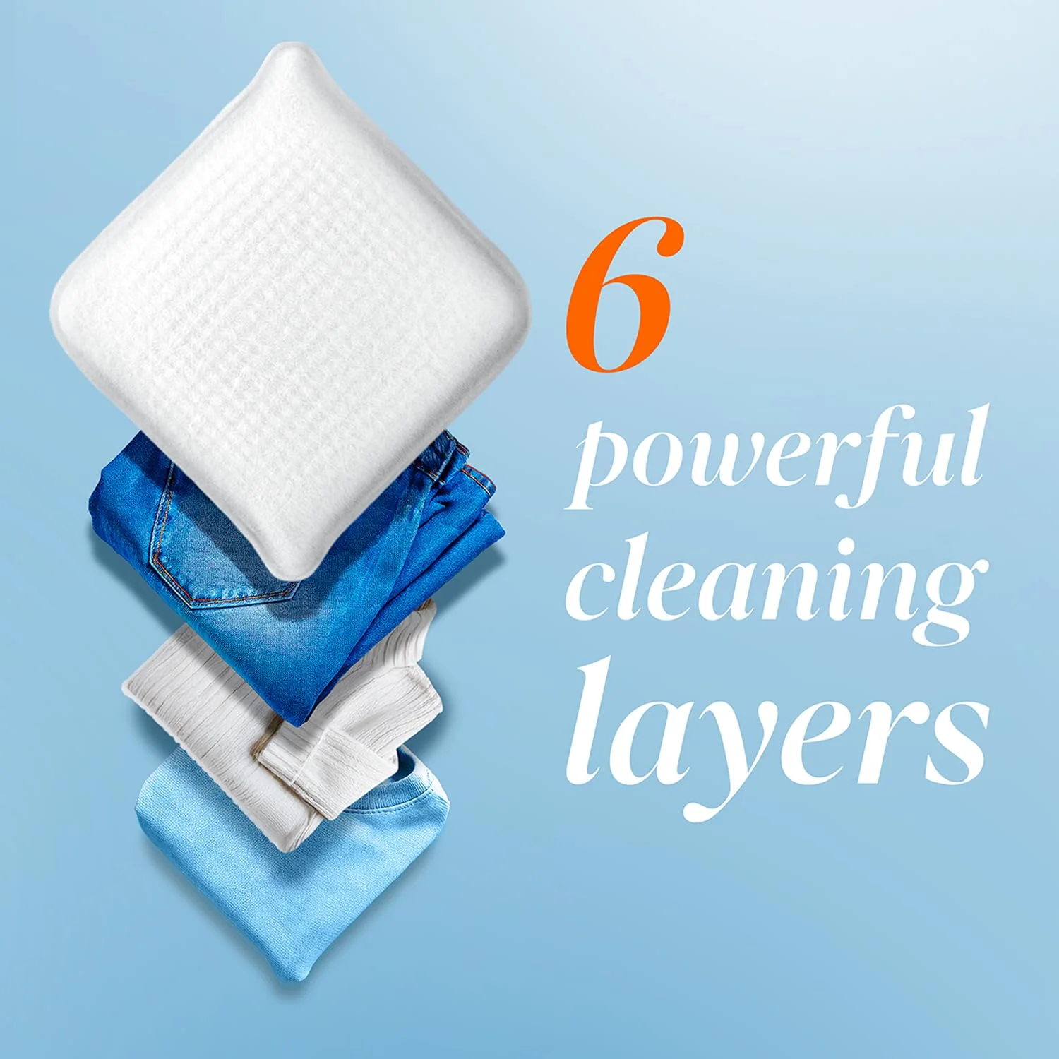 Tide evo Free & Gentle Tiles Fragrance-Free Hypoallergenic Laundry Detergent Fiber Tiles for Sensitive Skin Works on 100% of Common Stains Safe for All Machines and Water Conditions, 40 Count - Image 4