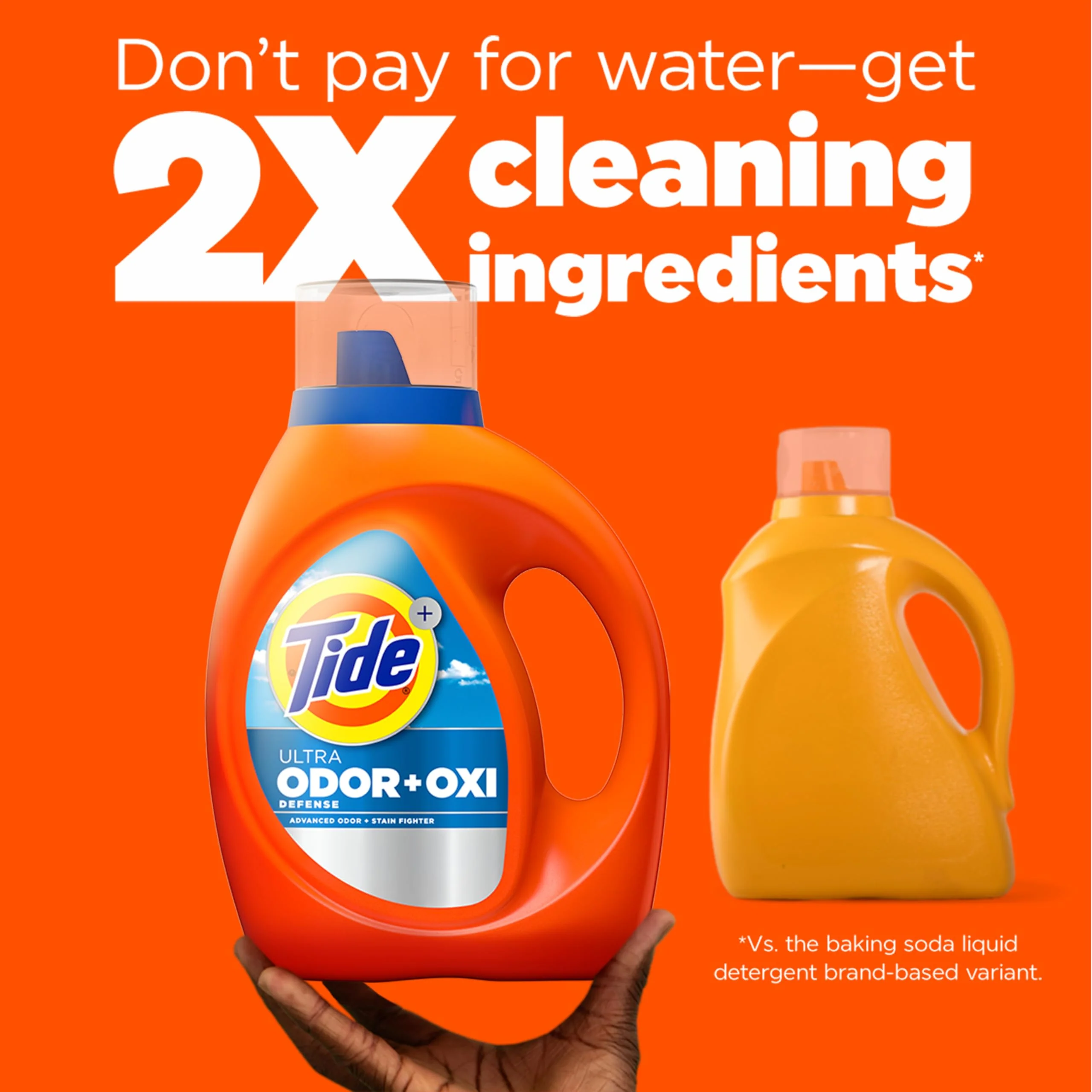 Tide Ultra Odor Defense Plus Oxi Liquid Laundry Detergent, 148 fl oz, 105 Loads, Advanced Odor and Stain Fighting Laundry Detergent Liquid - Image 7