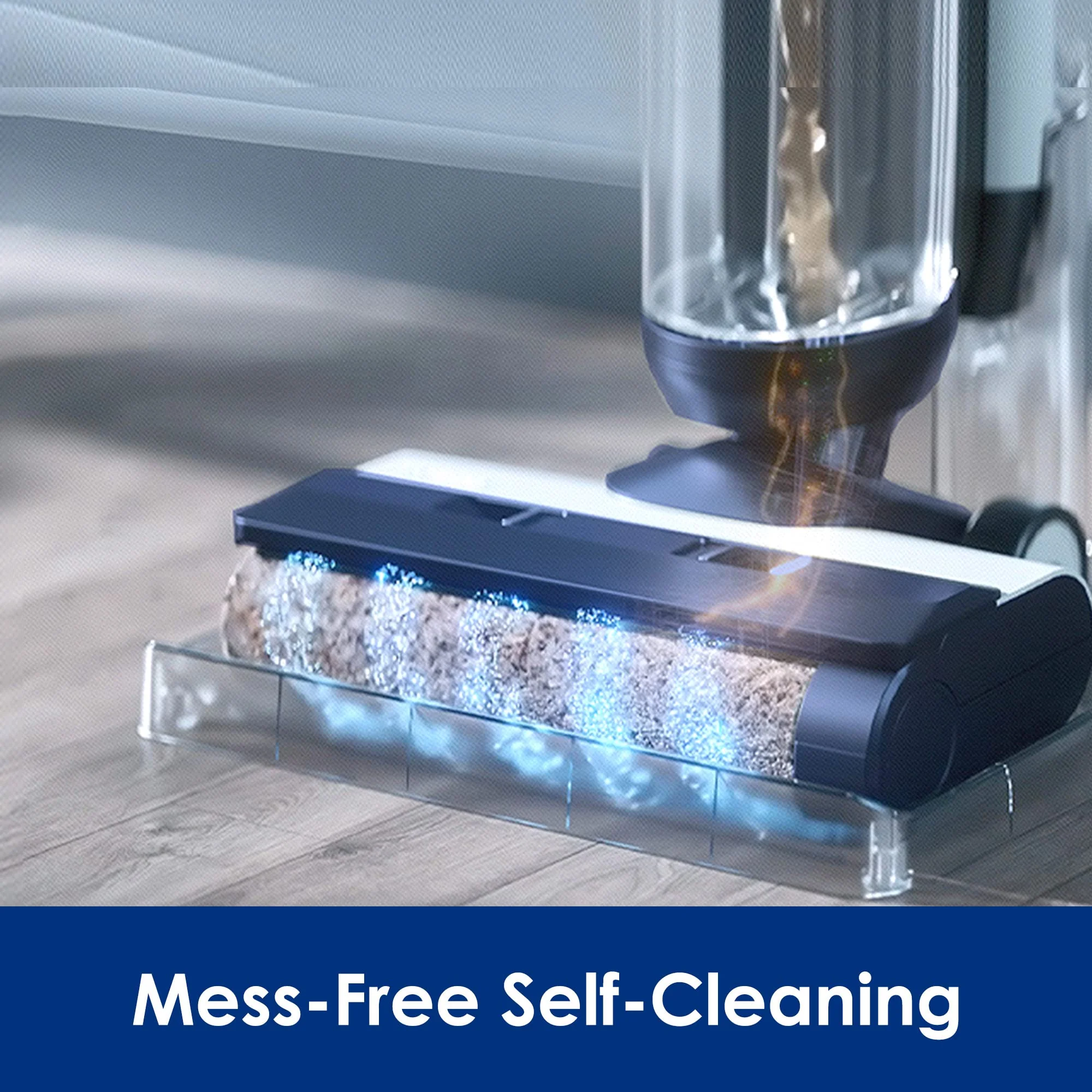 Tineco Floor ONE S5 PRO 2 Cordless Wet Dry Vacuum Smart Hardwood Floor Cleaner Machine, One-Step Cleaning Mop for Sticky Messes and Pet Hair, LCD Display, APP, Voice Guide with Ultra Mode - Image 8
