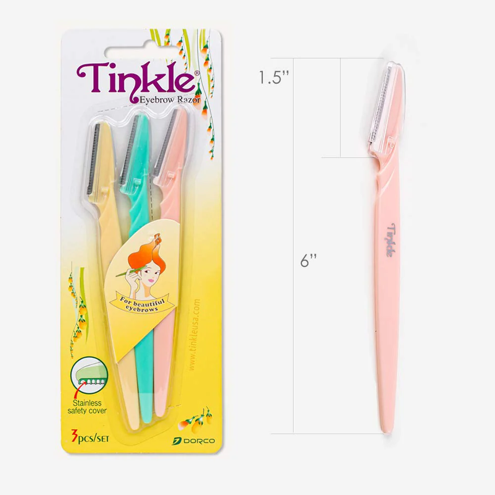Tinkle Women's Shaver Razors, Pack of 36 | Dermaplaning Razor Tool | Skincare Party Favors Beauty Holiday Stocking Stuffers Gift - Image 3