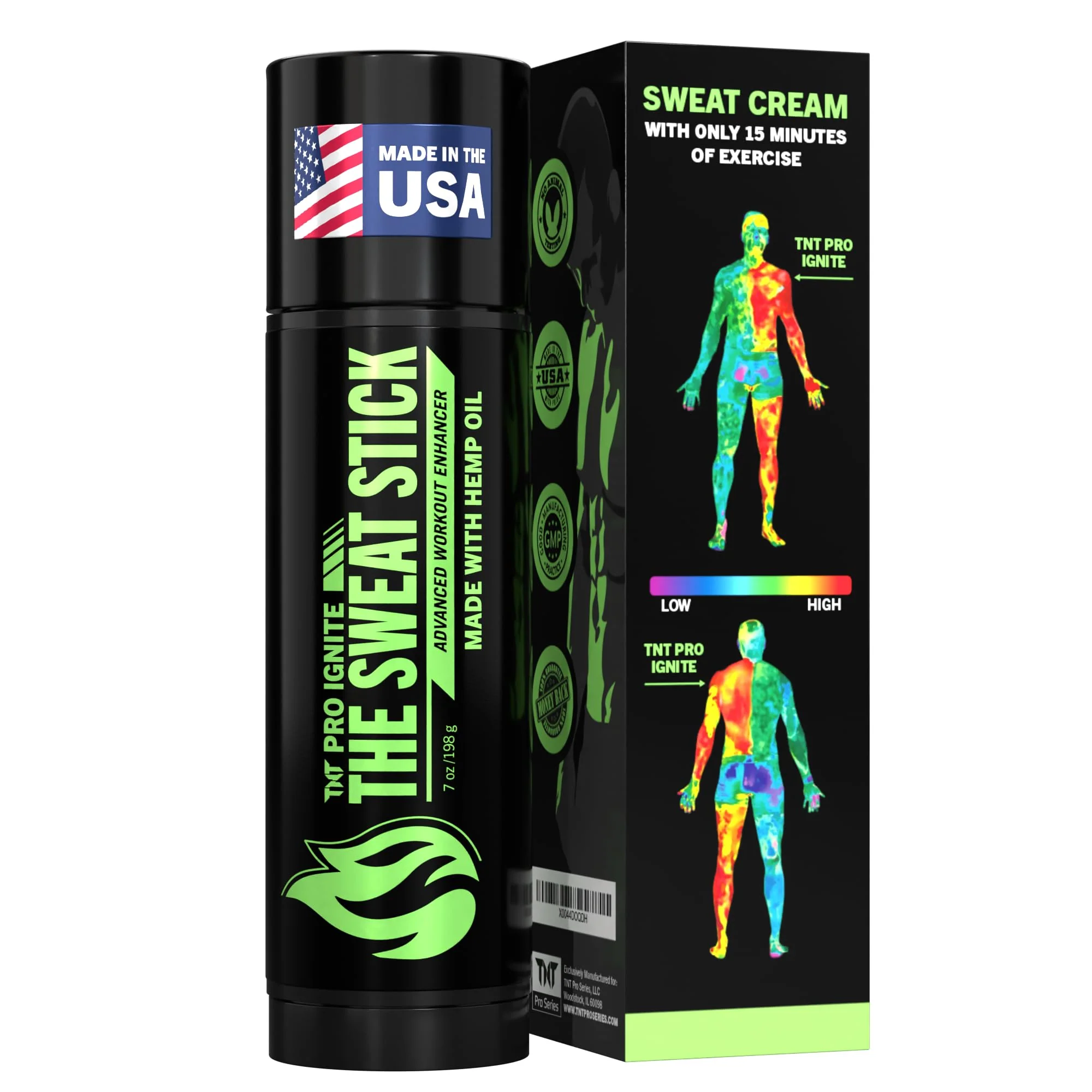 TNT Pro Ignite Sweat Cream Stick, Pre-Workout Cream is Helpful as a Hot Cream, Sweat Gel
