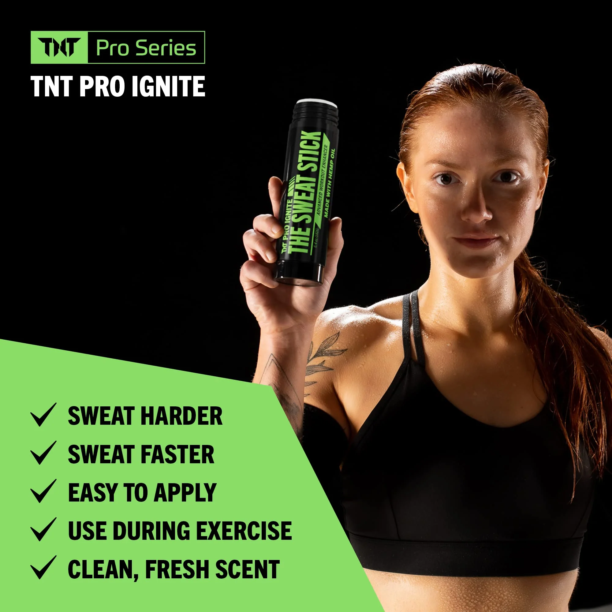 TNT Pro Ignite Sweat Cream Stick, Pre-Workout Cream is Helpful as a Hot Cream, Sweat Gel - Image 2