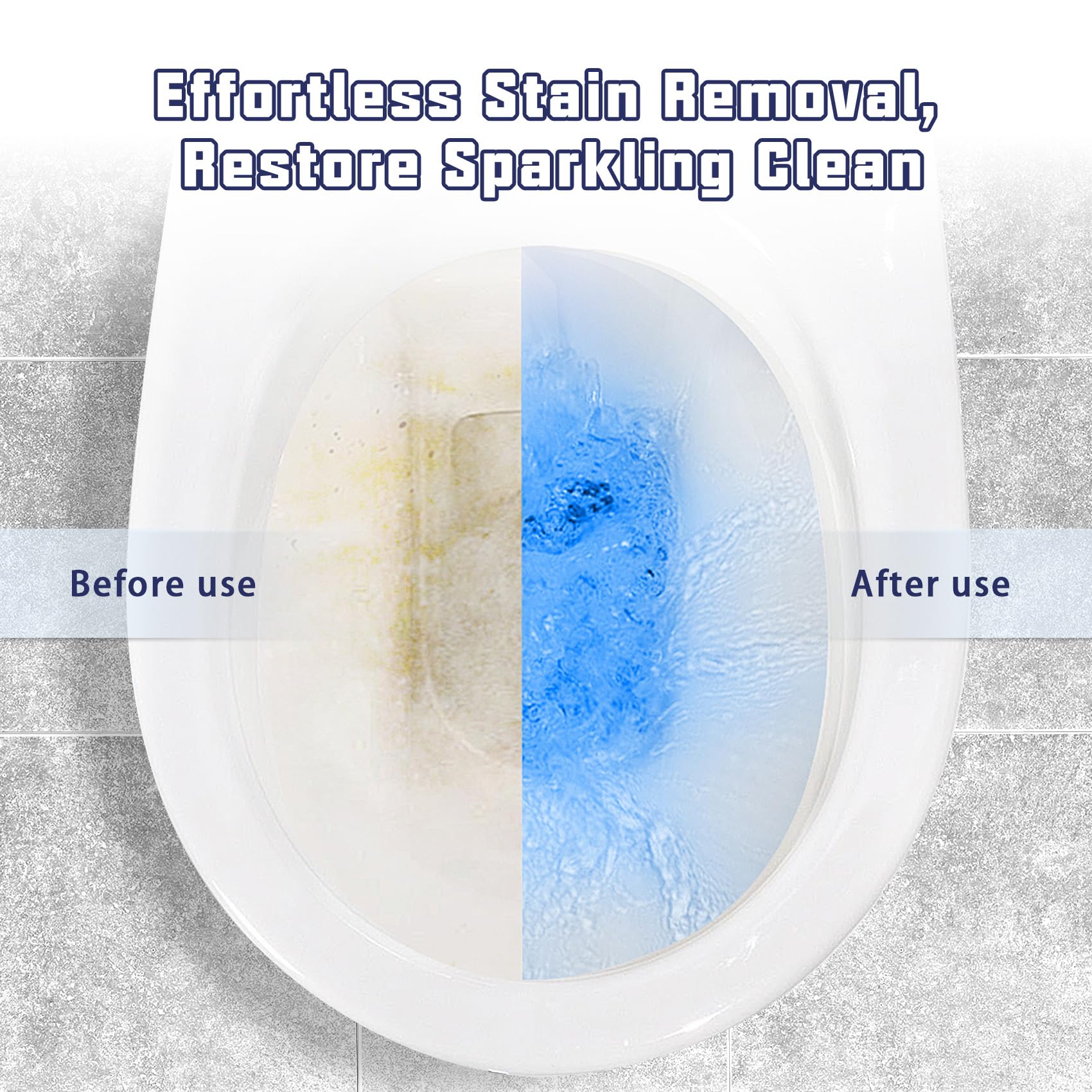 Toilet Bowl Cleaner, Automatic Long Lasting Continuous Toilet Bowl Cleaners, Bathroom Cleaner Prevent Stain Build Up Deep Clean,3 Bottles Septic Safe Toilet Bowl Tablets in Bottle Eucalyptus Scent - Image 3