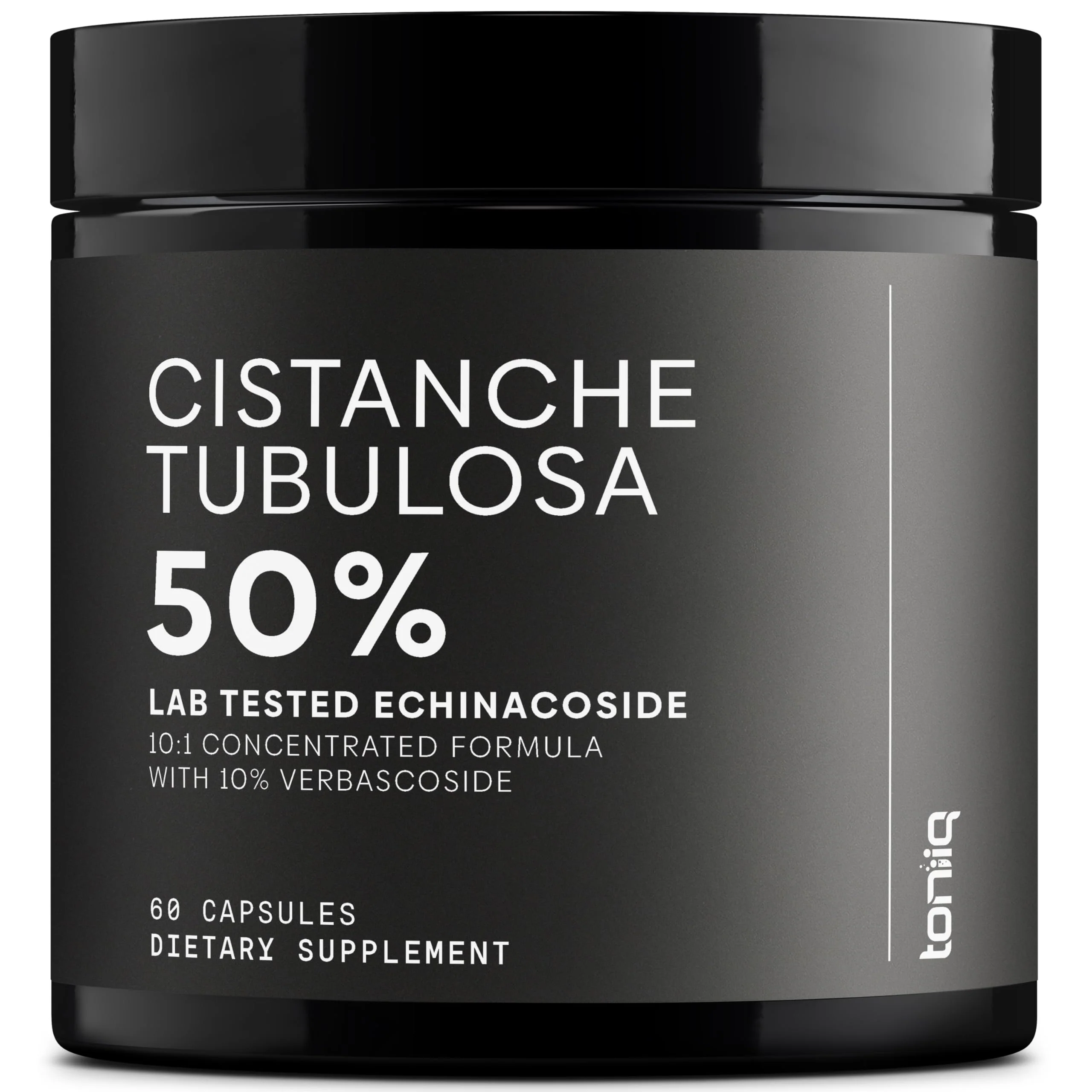 Toniiq Cistanche Tubulosa Extract - Ultra High Potency 10:1 Extract with 50% Echinacoside & 10% Verbascoside - Highly Concentrated - Third-Party Lab Tested - 60 Capsules - Image 2