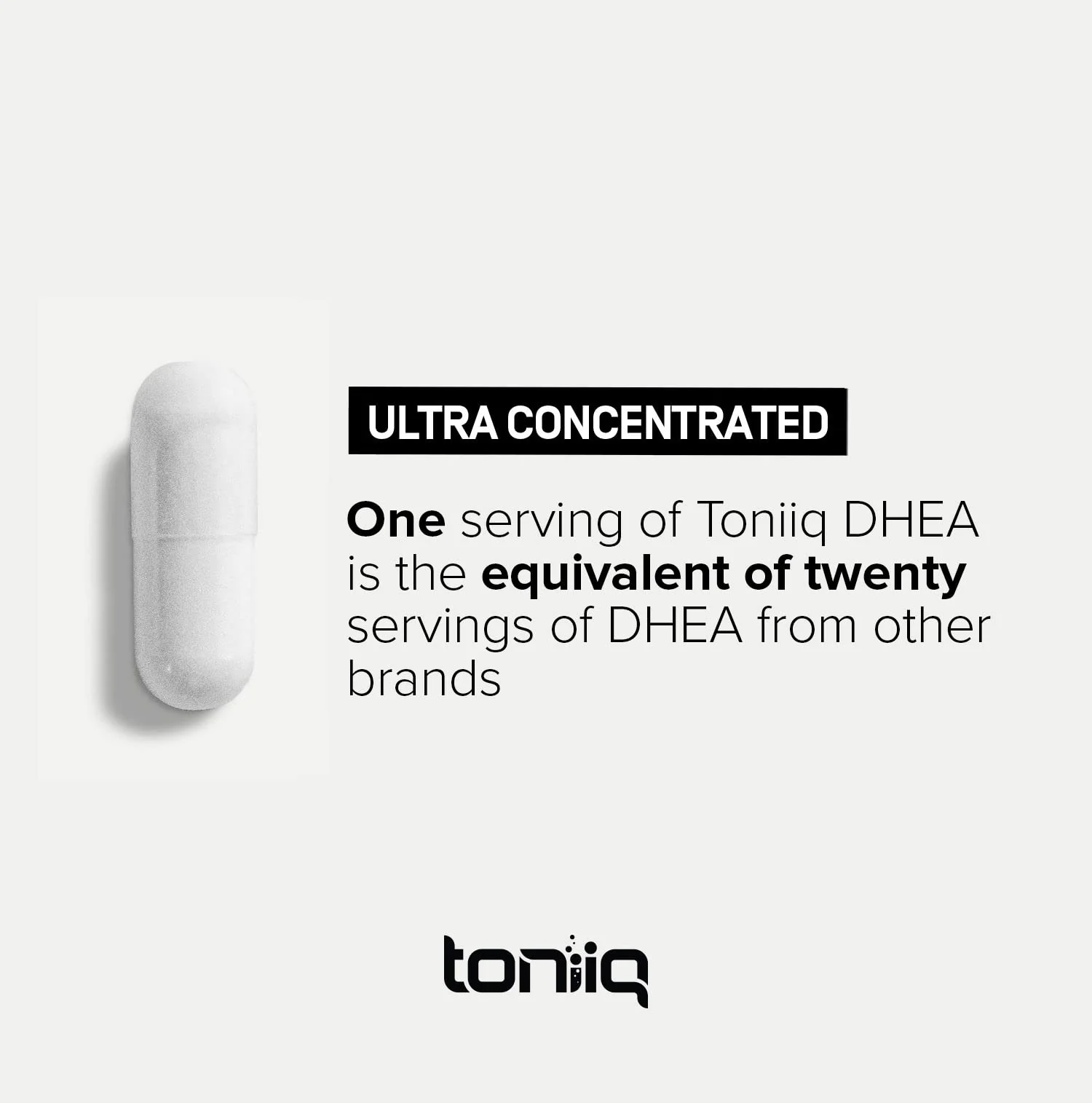 Toniiq Ultra High Strength DHEA 100mg Supplement for Men - 99%+ Highly Purified and Bioavailable Micronized DHEA Supplement for Women and Men - DHEA 100 mg - 180 Capsules - Image 6