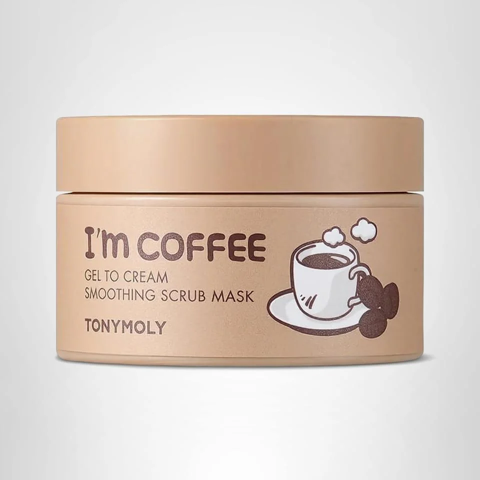 TONYMOLY I’m Coffee Gel-to-Cream Smoothing Scrub Mask – Gentle Exfoliating Face Mask with Coffee Grounds – Hydrates, Smooths & Softens Skin, 100ml - Image 2
