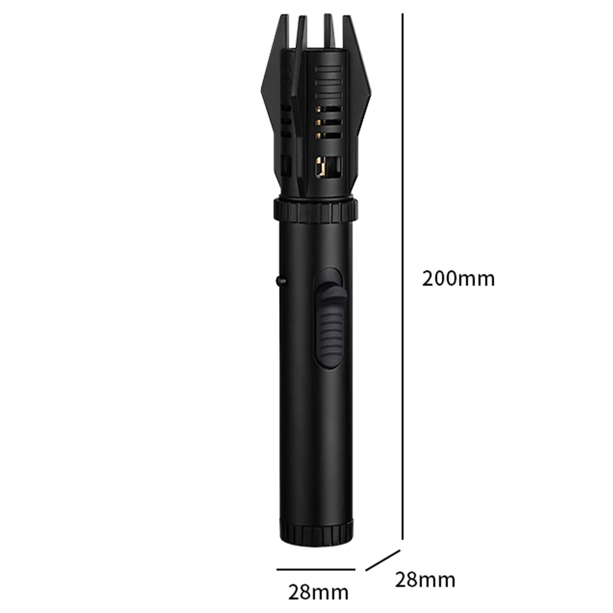 Torch Lighter, Bright Fire Lighter with Safety Lock and Adjustable Red/Blue Flame, Refillable Butane Gas Windproof Jet Flame Cool Lighters, for Candles Campfires BBQ Baking, Camping, Gift - Image 2