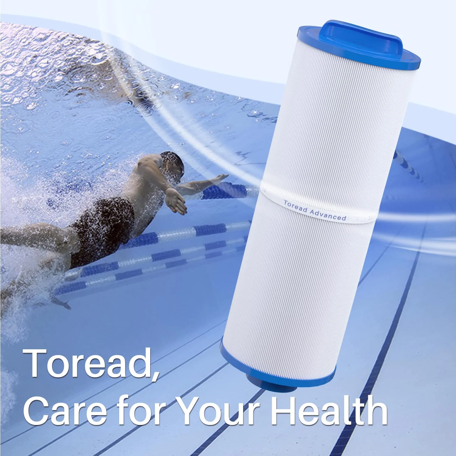 TOREAD 4CH-949 Spa Filter Replaces PWW50L, FIL50-5D13H15FCT-3, Filbur FC-0172, SD-01143, 817-4050, Rising Dragon 50, Waterway Teleweir 50 sqft Filter Cartridge 2PACK - Image 5