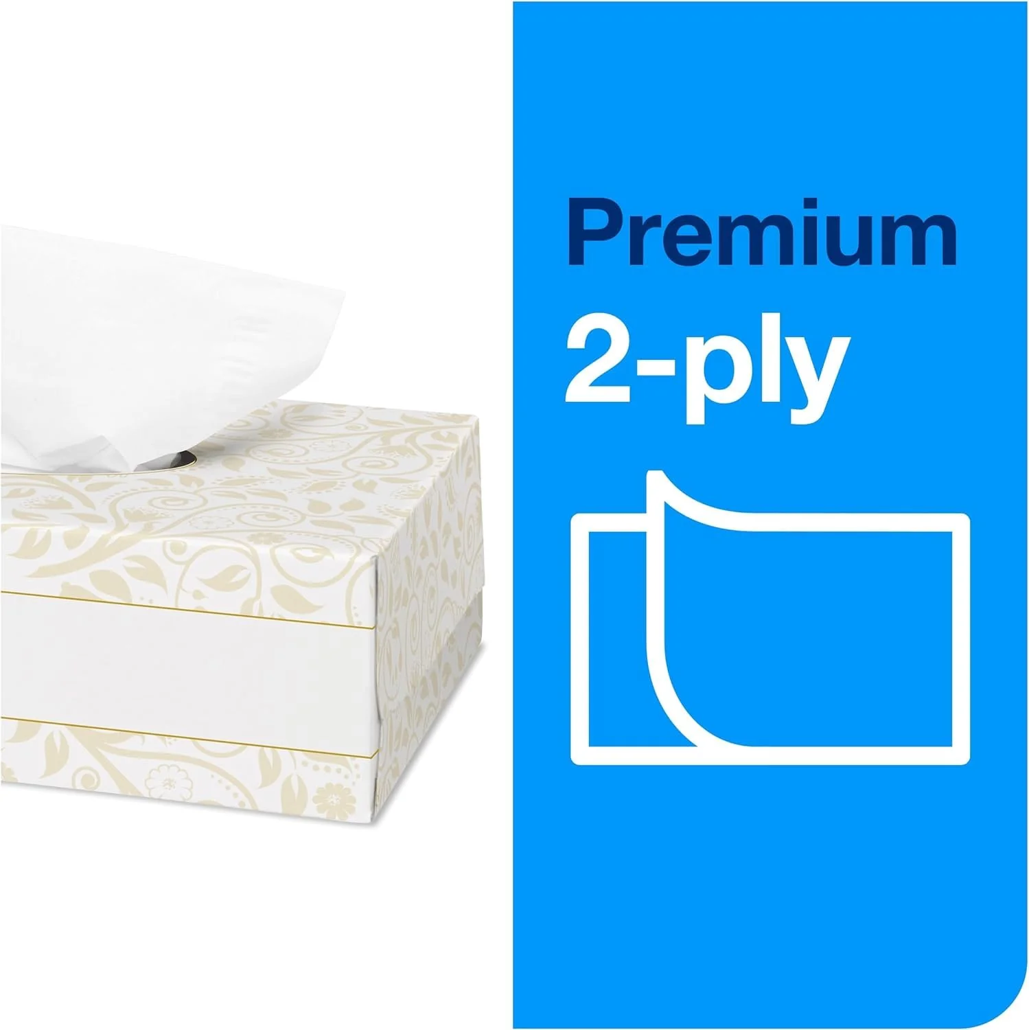 Tork Advanced Facial Tissue White Soft, Gentle 2-Ply, F1 Dispenser Compatible 30 Boxes x 100 Tissues (TF6810) - Image 6