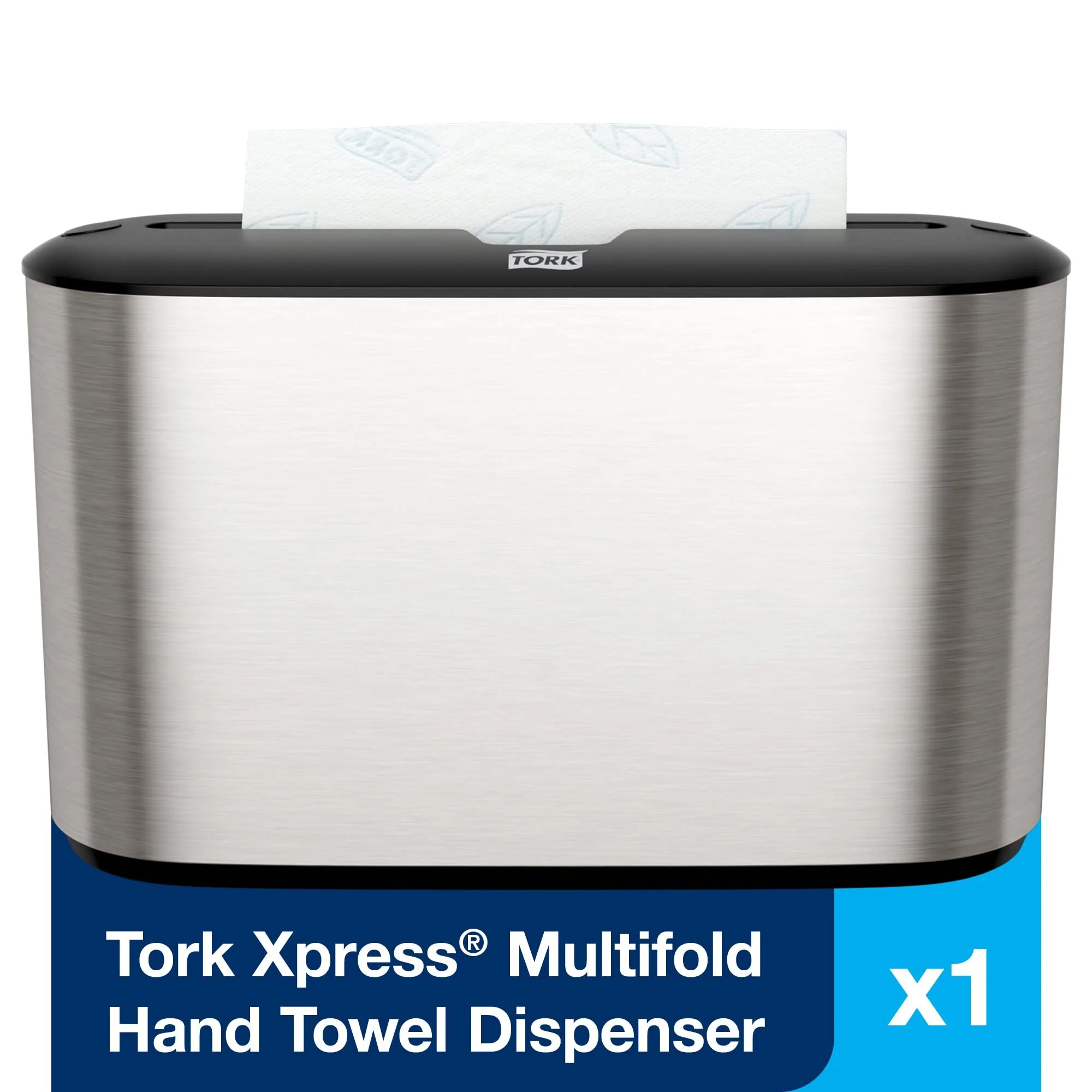 Tork Xpress Stainless Steel Paper Towel Dispenser Compact Design, Fits H2 Hand Towels, Ideal for Home Use Single Unit (302030) - Image 10