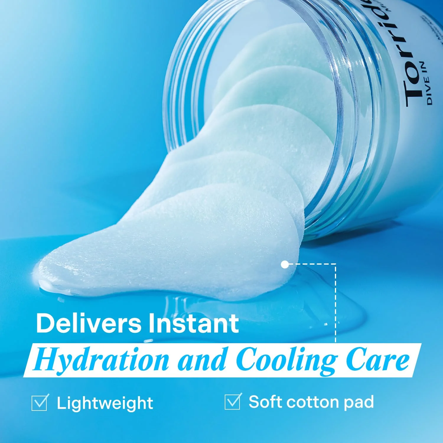 Torriden DIVE IN Multi Pad (80 pads) | Serum infused Facial Pads for Cooling, Soothing, Hydrating Spot Masking | Hyaluronic Acid, Panthenol, Allantoin - Image 8