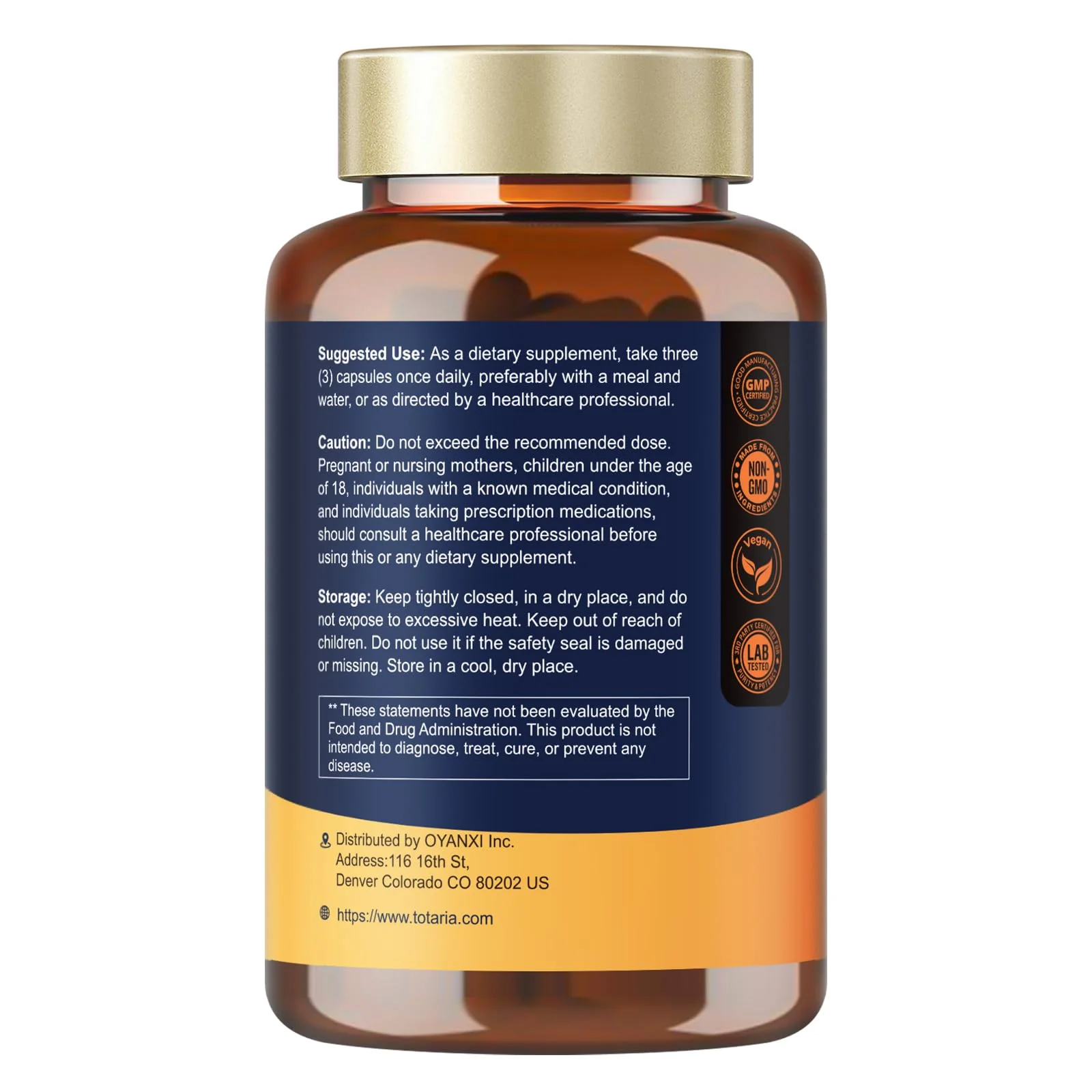 Totaria R Alpha Lipoic Acid 600mg - Stabilized ALA Supplement for Neuropathy Support Capsules, Nerve Health, Nervous System and Antioxidant, Non-GMO, Gluten Free, Vegan Safe 120 Counts - Image 2