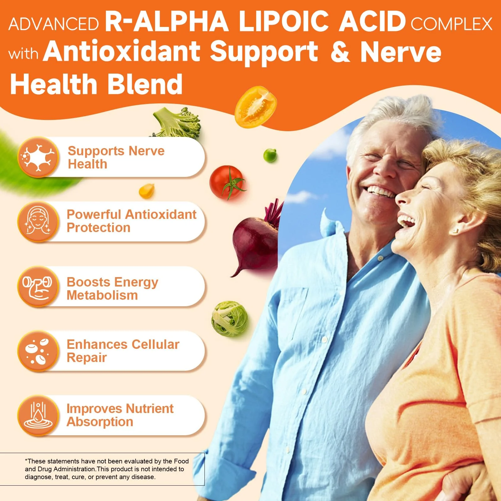Totaria R Alpha Lipoic Acid 600mg - Stabilized ALA Supplement for Neuropathy Support Capsules, Nerve Health, Nervous System and Antioxidant, Non-GMO, Gluten Free, Vegan Safe 120 Counts - Image 7