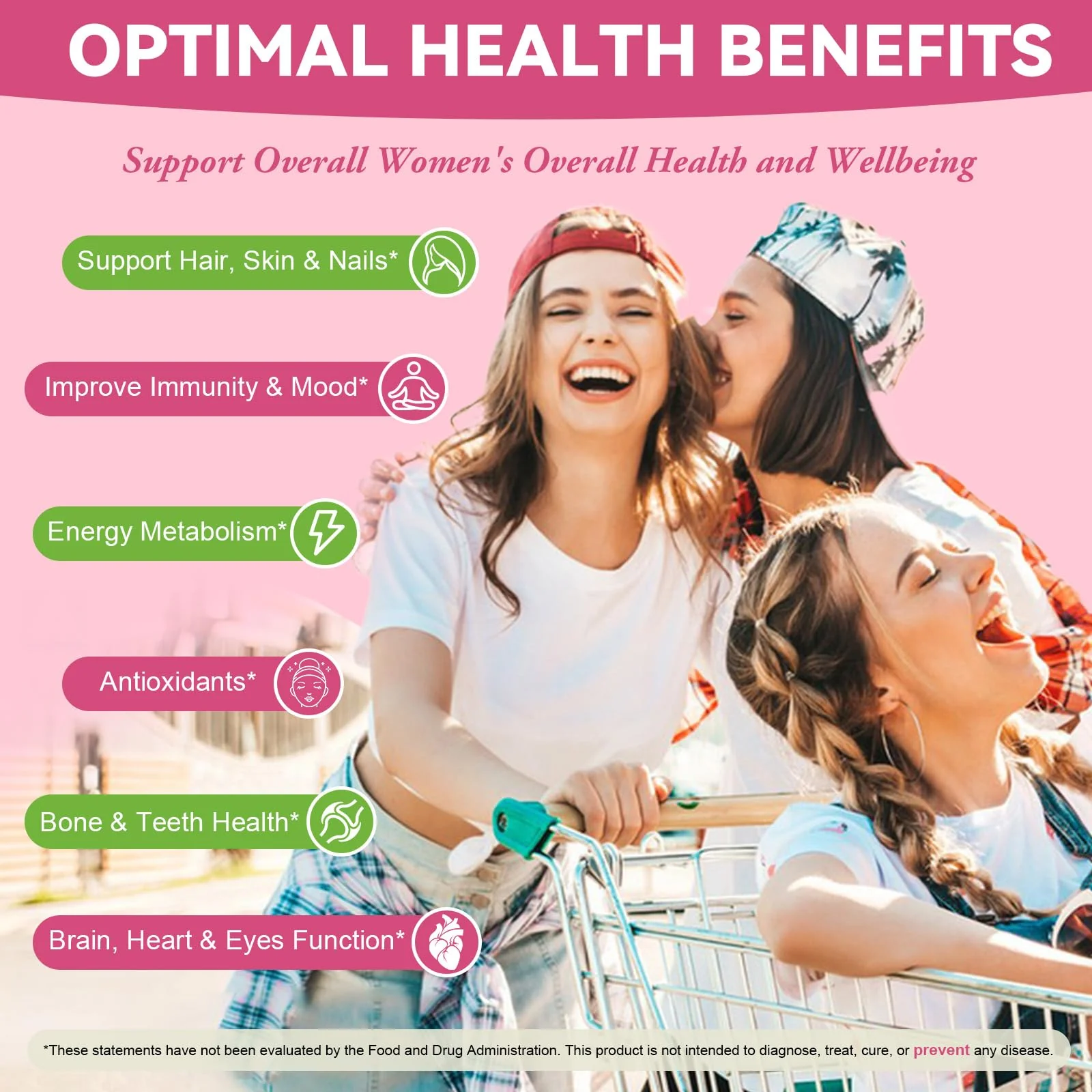 Totaria Sugar Free Multivitamin Gummies for Women 14+ w/Iron, Inositol, Folate, Biotin, Womens Daily Multivitamin Gummy w/Vitamin A, C, B, D3, K2, for Hair, Skin, Energy, Immune, Peach Flavor - Image 2