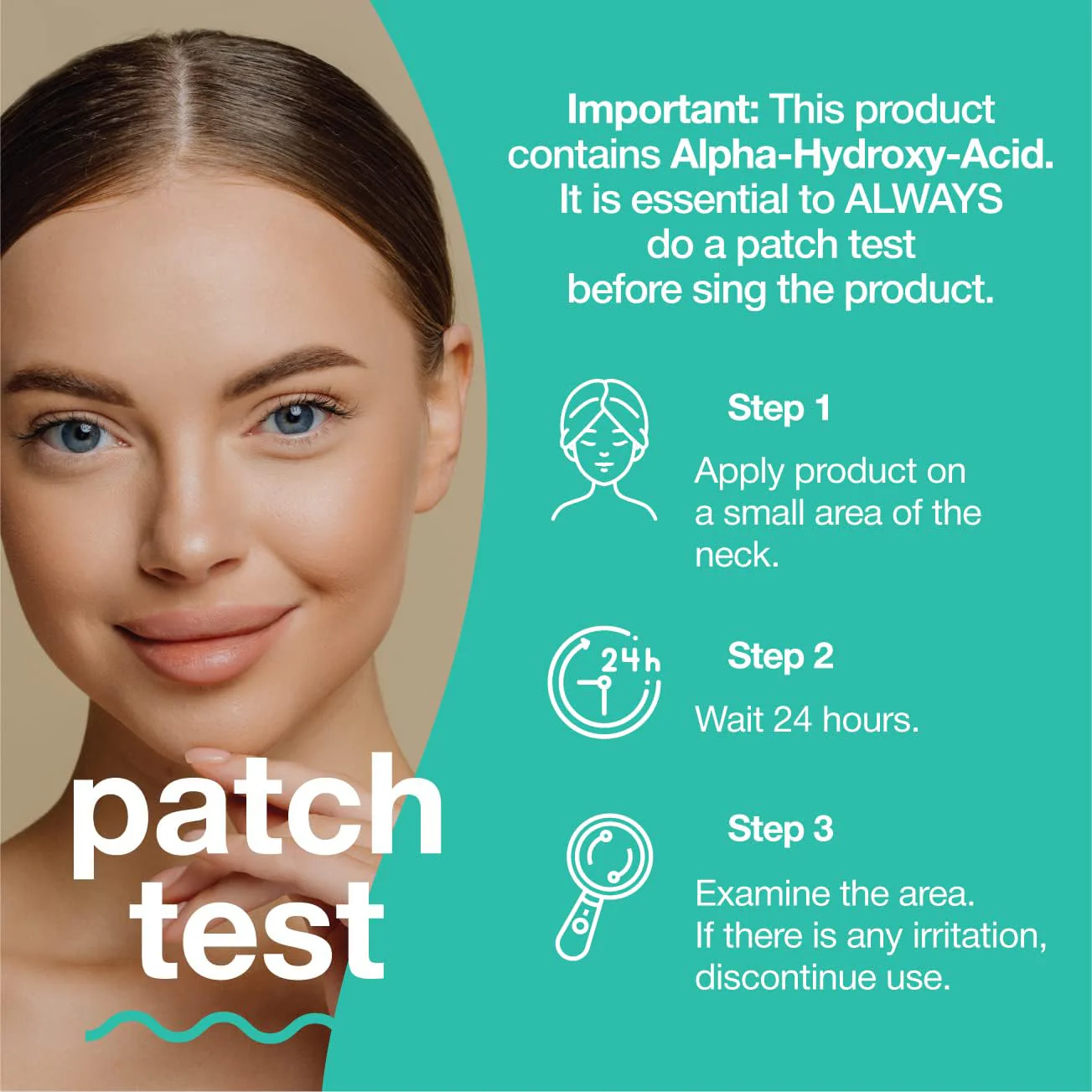 TOUCH Glycolic Acid Lotion for Keratosis Pilaris - KP Exfoliating Body Lotion Moisturizer - for AHA BHA Rough & Bumpy Skin- Gets Rid of Redness - 8 Fl Oz - Image 5