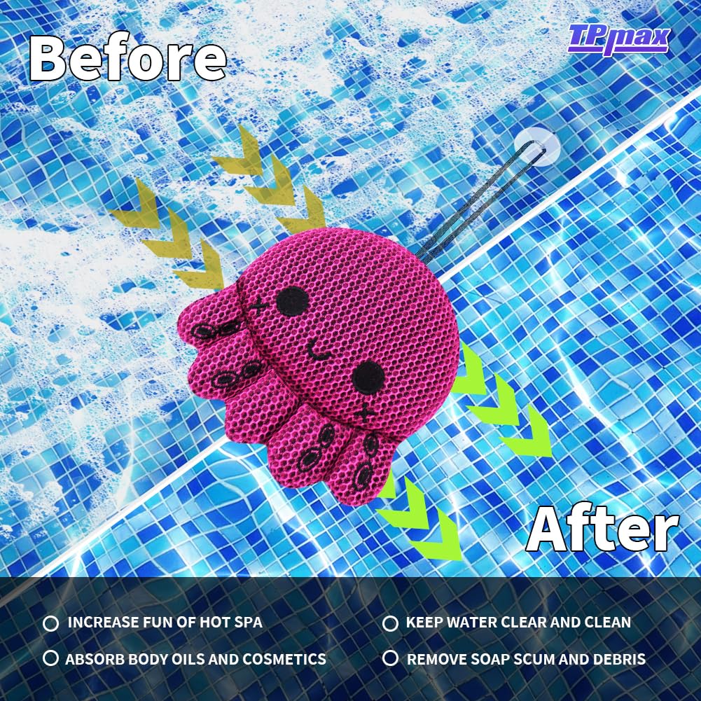 TPmax Reusable Hot Tub Scum Absorber and Oil Absorbing Sponge Twin Pack, Must Have hot tub Accessories for Spa and Pool Cleaner - Hot Tub Sponge - Pool Scum Absorber - Image 6