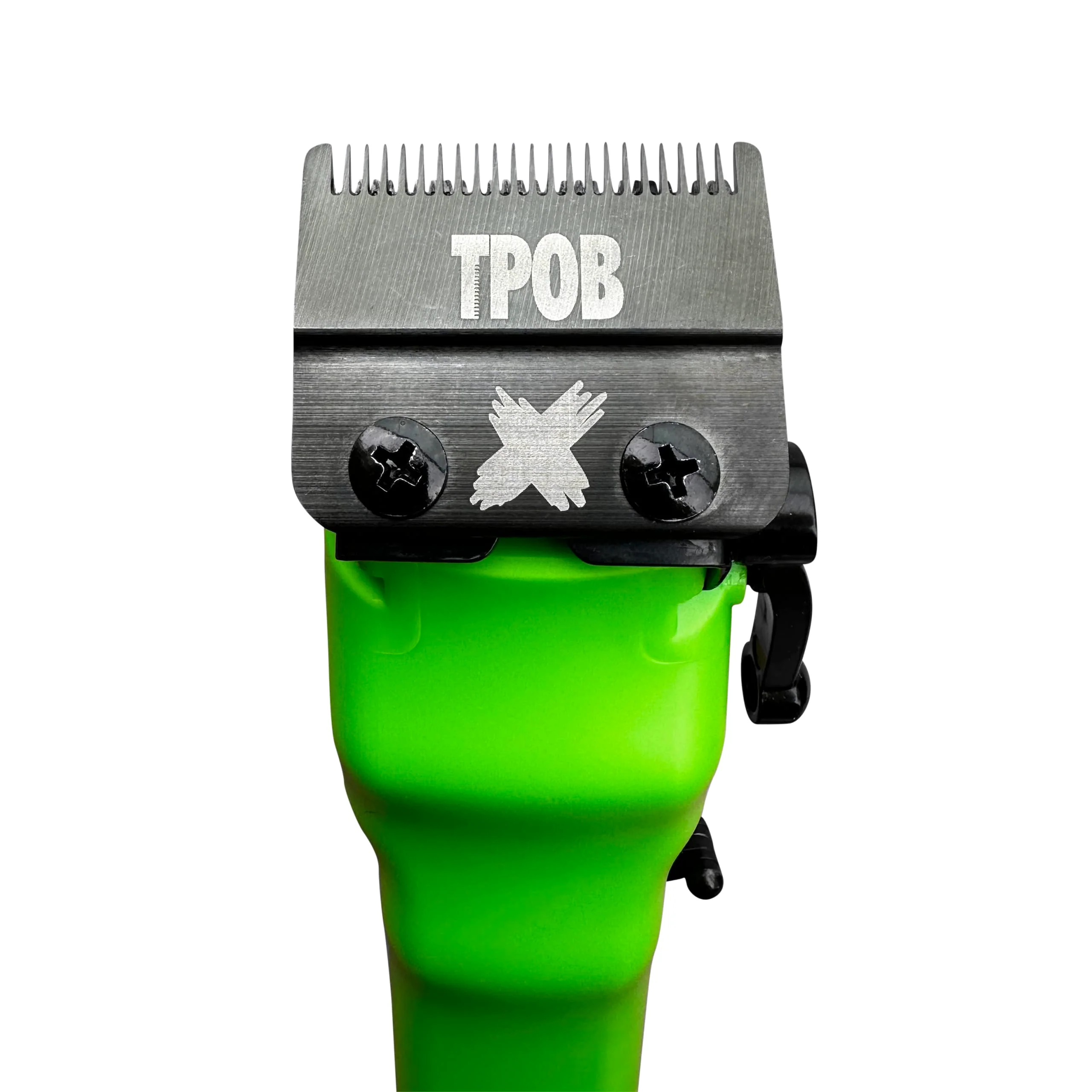 TPOB Slime 2 Barber Hair Clippers for Men 6800 RPM with Matte Green Case and X Fade Blade - Image 5