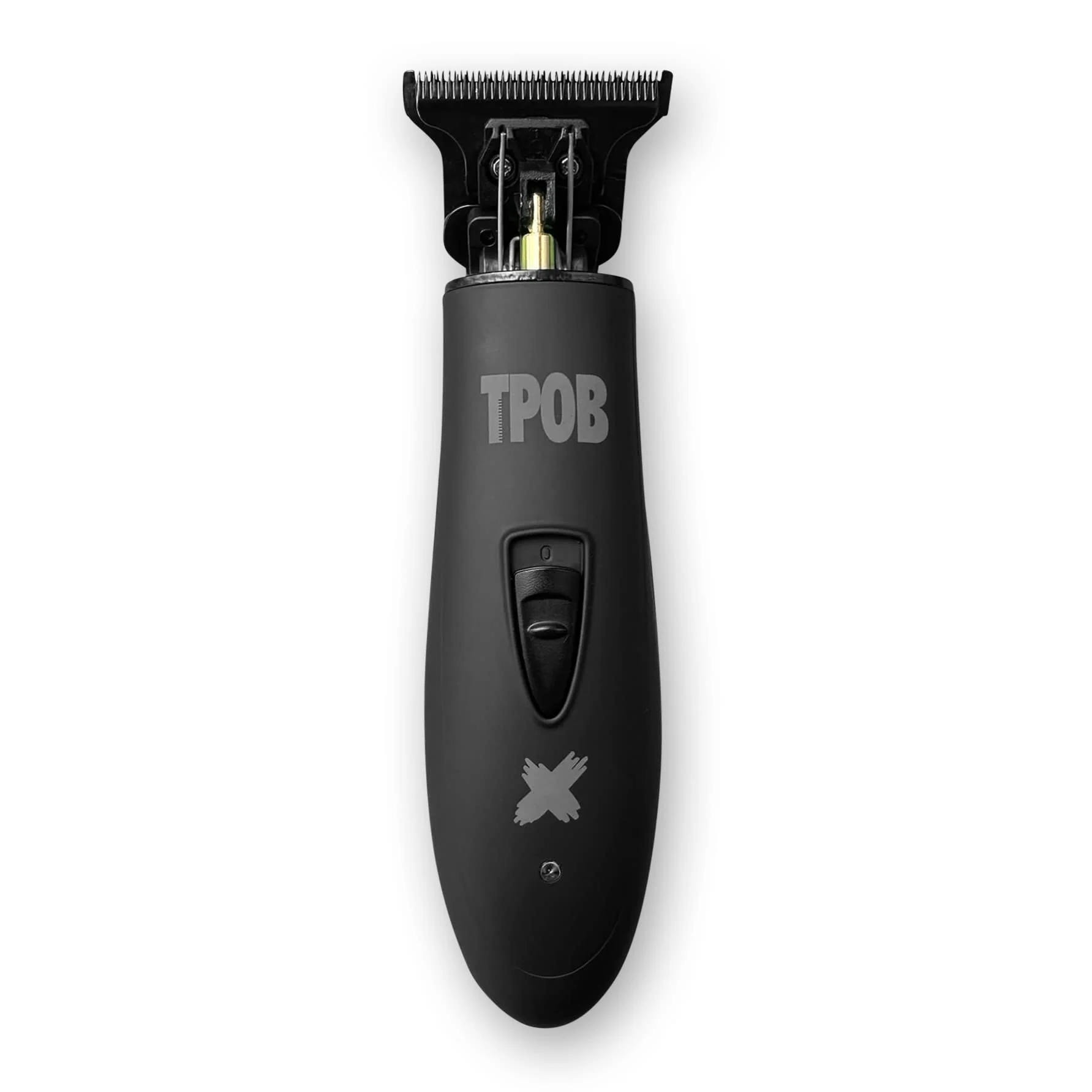 TPOB Slime 2 Barber Hair Clippers Trimmer Shaver Set for Men with Matte Green Case and X Fade Blade (Blackout) - Image 5