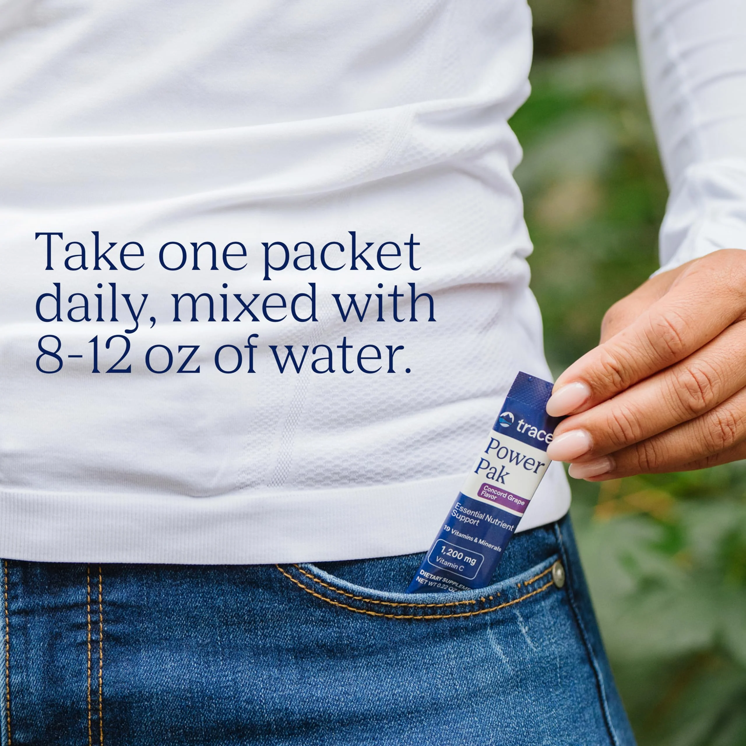 Trace Minerals | Power Pak Electrolyte Powder Packets | 1200 mg Vitamin C, Zinc, Magnesium | Boost Immunity, Hydration and Natural Energy | Concord Grape | 30 Packets - Image 4
