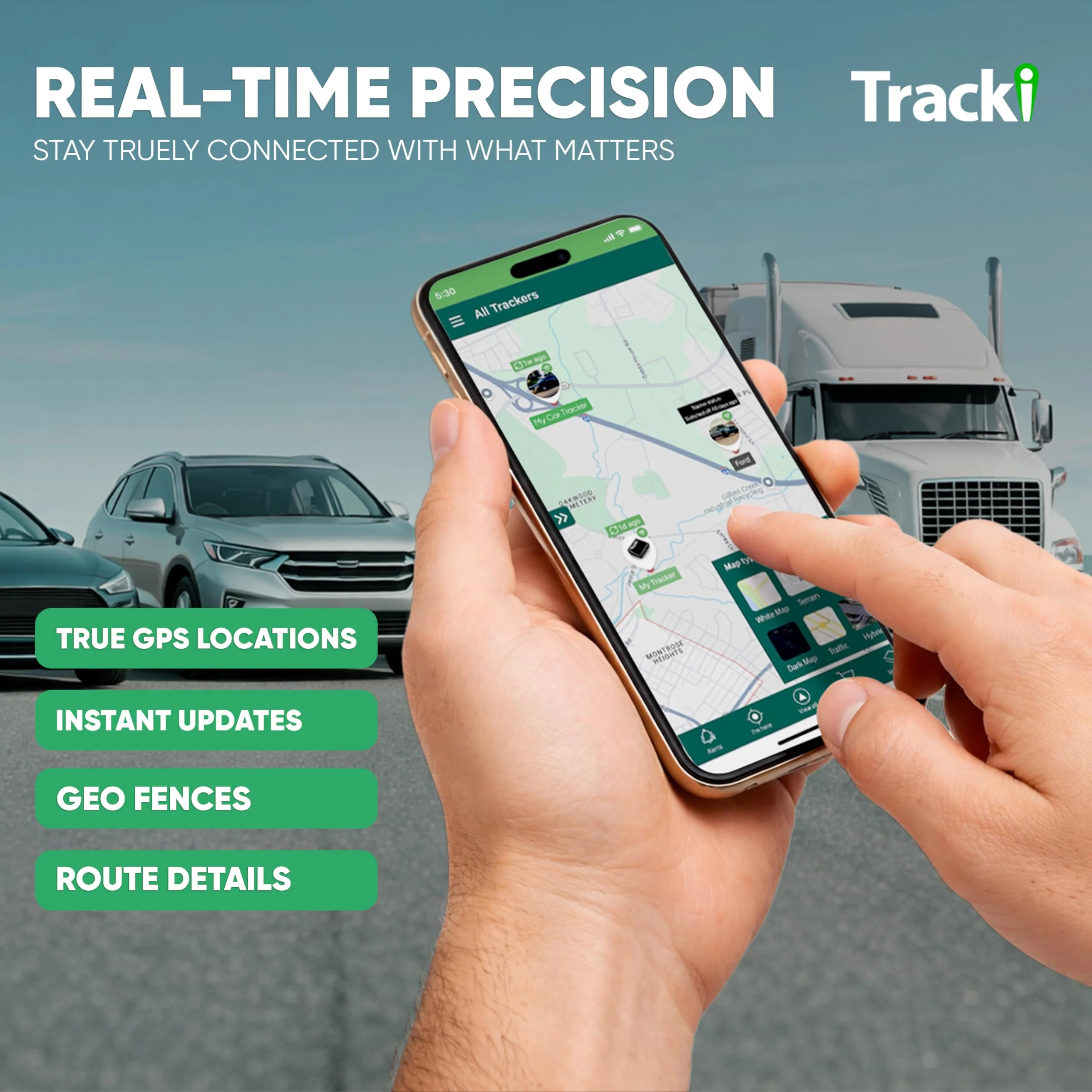 Tracki Pro GPS Tracker for Vehicles – Magnetic Waterproof 4G LTE Car Tracker, Long-Life Battery Up to 7 Months, Unlimited Distance, Smart Alerts, Hidden Tracking Device (Subscription Required) - Image 2