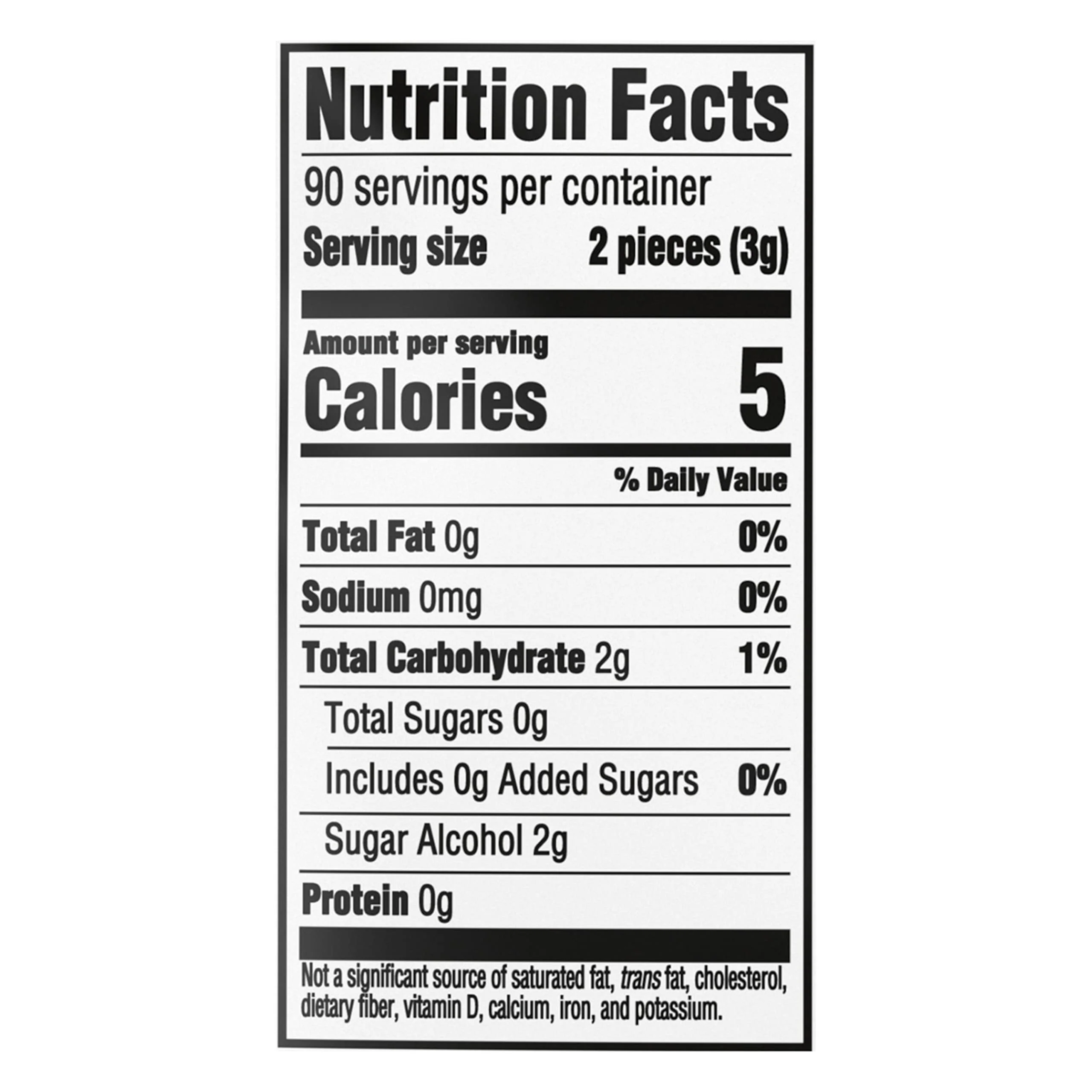 Trident White Peppermint Sugar Free Gum, 180 Pieces - Image 6