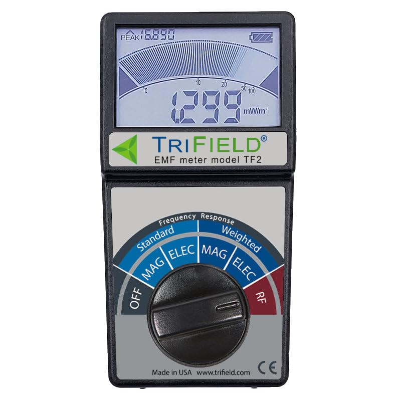 TriField EMF Meter Model TF2 – Made in USA - #1 Handheld EMF Detector for Magnetic/Electric/Radio Fields with Unlimited Free Support in The U.S. to Help Solve Your EMF Problems - Image 5