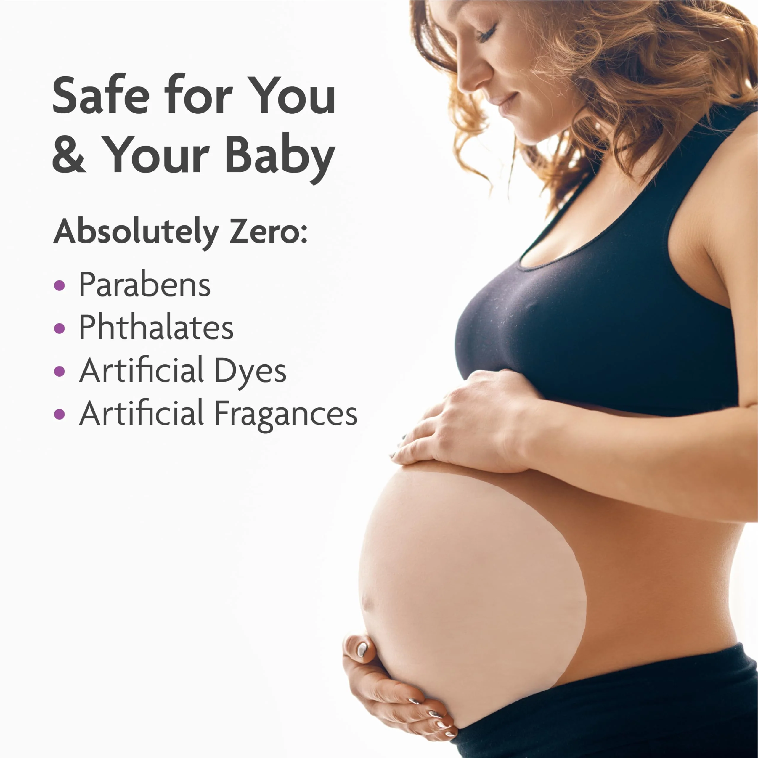 TriLASTIN Belly Masks - Belly Masks for Pregnant Women - Hydrating & Soothing for Itchy Skin - Reduces Stretch Marks - Safe for Sensitive Skin - Paraben & Phthalate-Free - Made in USA - 4 Pack - Image 7