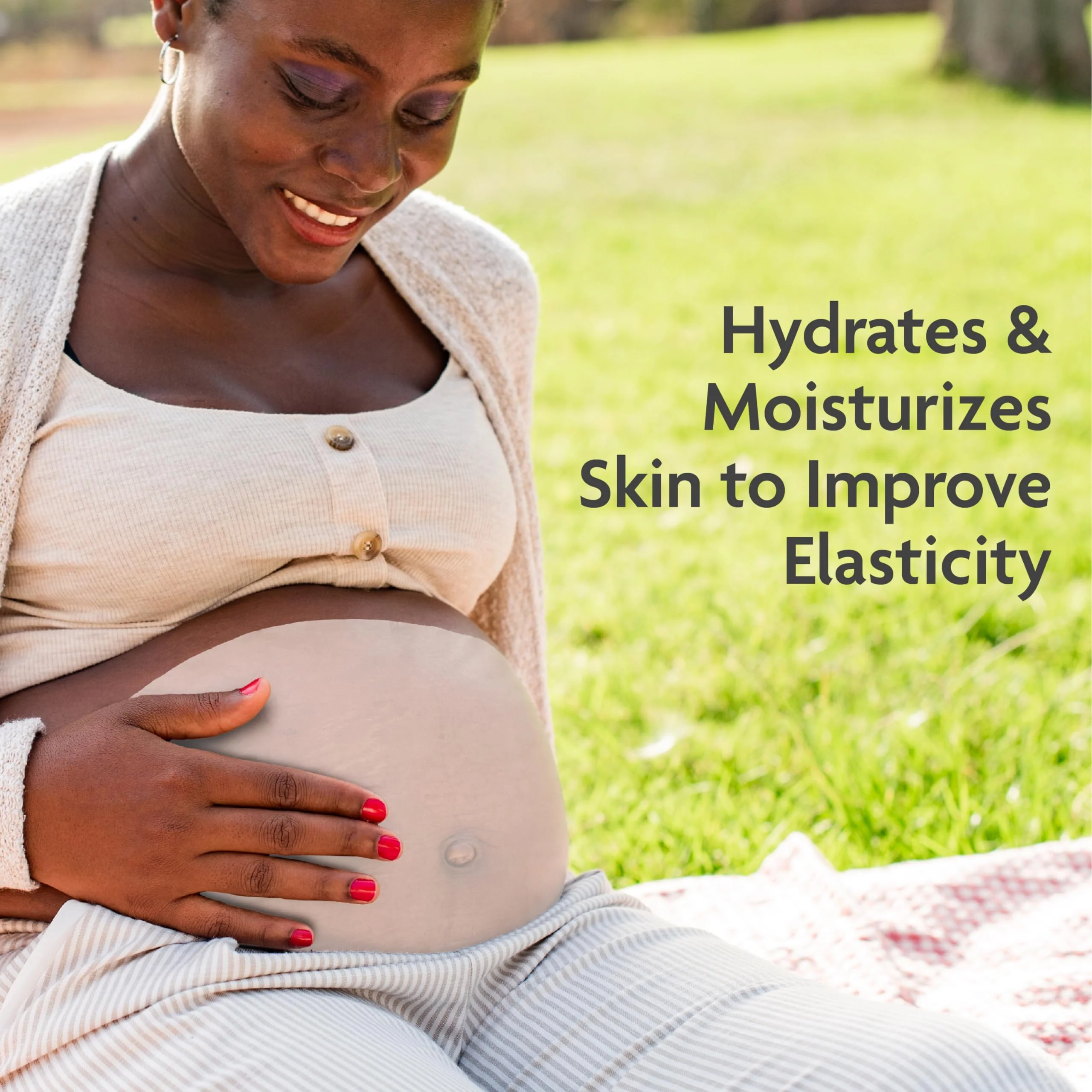 TriLASTIN Belly Masks - Belly Masks for Pregnant Women - Hydrating & Soothing for Itchy Skin - Reduces Stretch Marks - Safe for Sensitive Skin - Paraben & Phthalate-Free - Made in USA - 4 Pack - Image 8