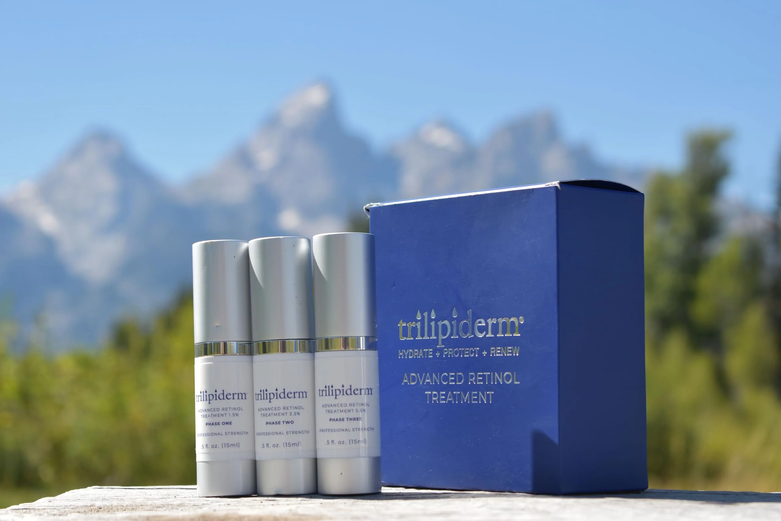 Trilipiderm Advanced Retinol Serum for Anti-Aging - 3 Phases (1.5%, 3.5%, 5.5%) - 5oz Each - Image 2