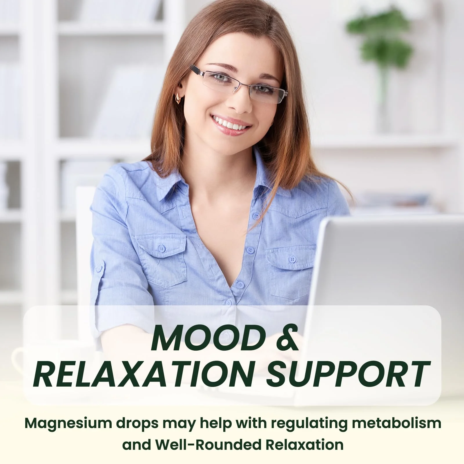 Triple Magnesium Complex Supplement, Magnesium Glycinate, Blend, Citrate Liquid Drops 1000mg with Ashwagandha, CoQ10, Vitamin B6, C, D, Zinc - Vegan Pineapple Flavor - Image 4