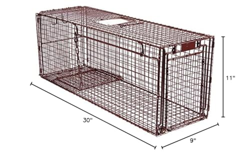 Tru Catch 30LTD Humane Live Animal Trap - Easy & Safe Catch & Release for Cats, Rabbits, & Other Small Animals - Durable Light Duty TNR - (30" L x 11" H x 9" W) - Image 2