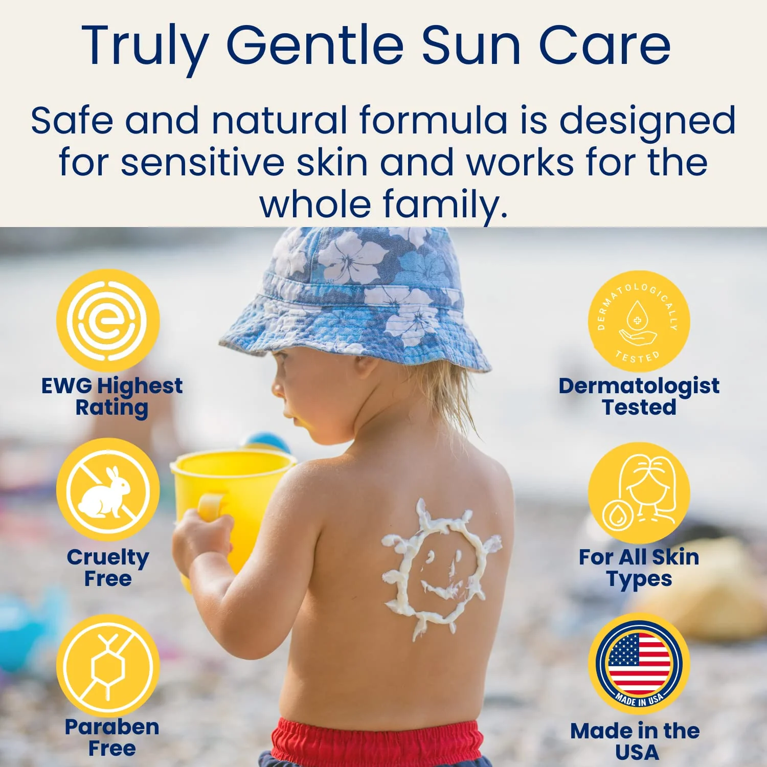 TruKid Eczema Mineral Sunscreen SPF 30 - All Natural Kids & Baby Sunscreen for Face & Body, Non-Toxic Zinc Oxide Sunblock Protection for Sensitive Skin, Unscented, FSA Eligible, Travel Size 3.4oz - Image 8