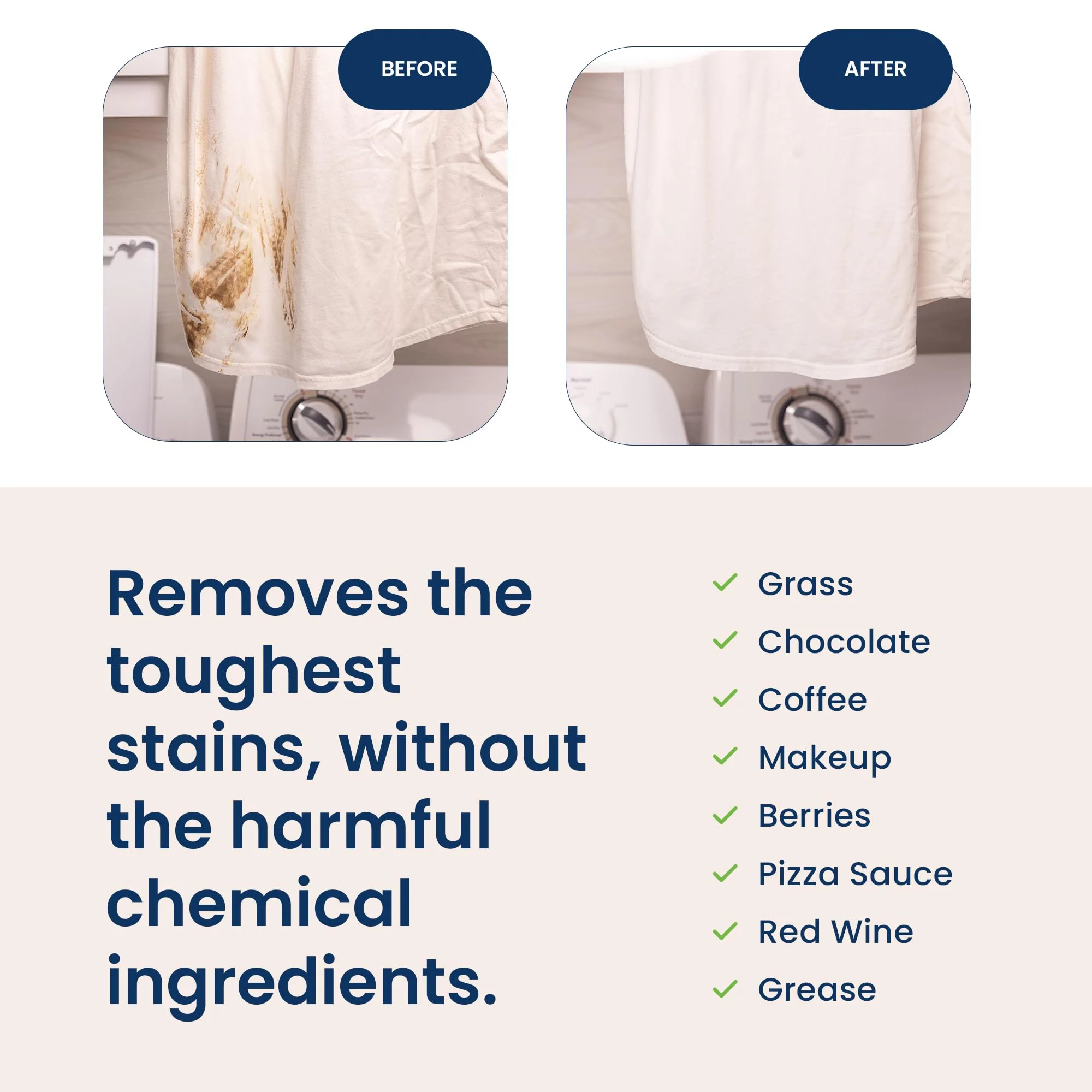 Truly Free Natural Laundry Detergent for Sensitive Skin | Eco Friendly, Plant Based, Baby Clothes Safe | Clean & Easy Powder to Liquid, 3 Detergent Packs + 1 Empty Reusable Jug | Unscented, 150 Loads - Image 6