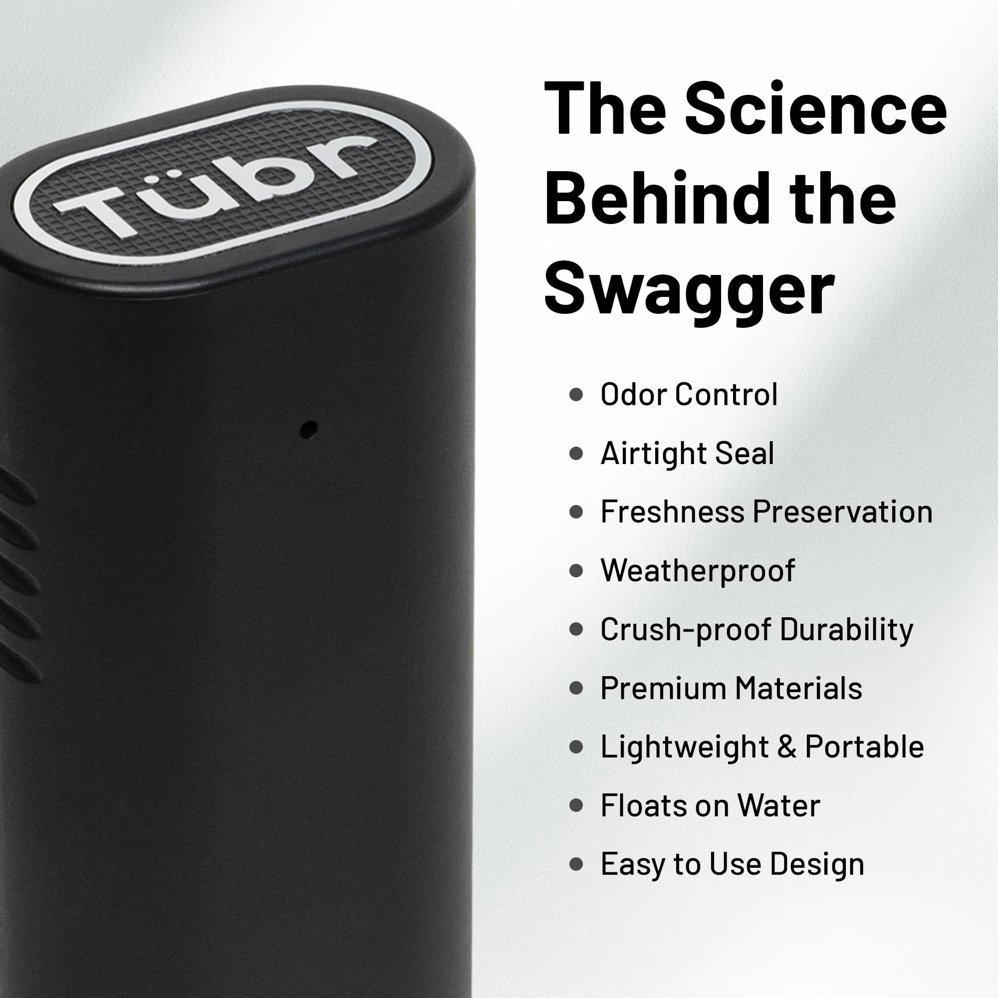 TUBR Kingz Premium Storage Unit - Odor Proof, Airtight, Waterproof Case for 4 Pre-Rolls, Cigarillo - Portable Crush-Resistant BPA-Free Container, Carrying Storage for Travel, Parties, Daily (Raven) - Image 8