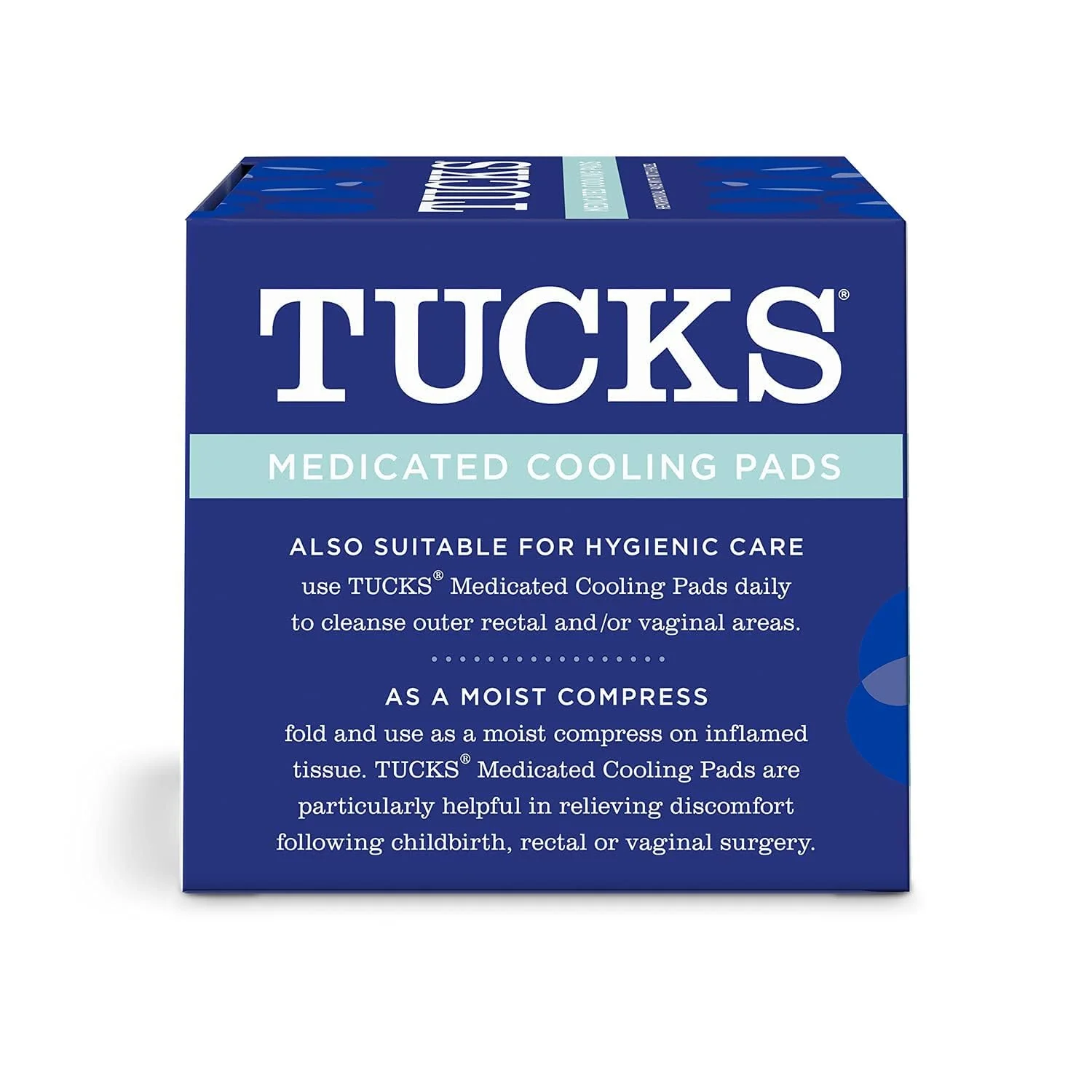TUCKS Medicated Cooling Pads, 100 Count – Hemorrhoid Pads with Witch Hazel, Cleanses Sensitive Areas, Protects from Irritation, Hemorrhoid Treatment, Medicated Pads Used by Hospitals - Image 9