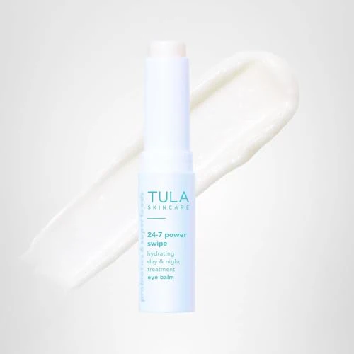 TULA Skin Care 24-7 Power Swipe Hydrating Eye Balm - Dark Circle Treatment, Instant Brightening, Portable - 0.23oz - Image 2
