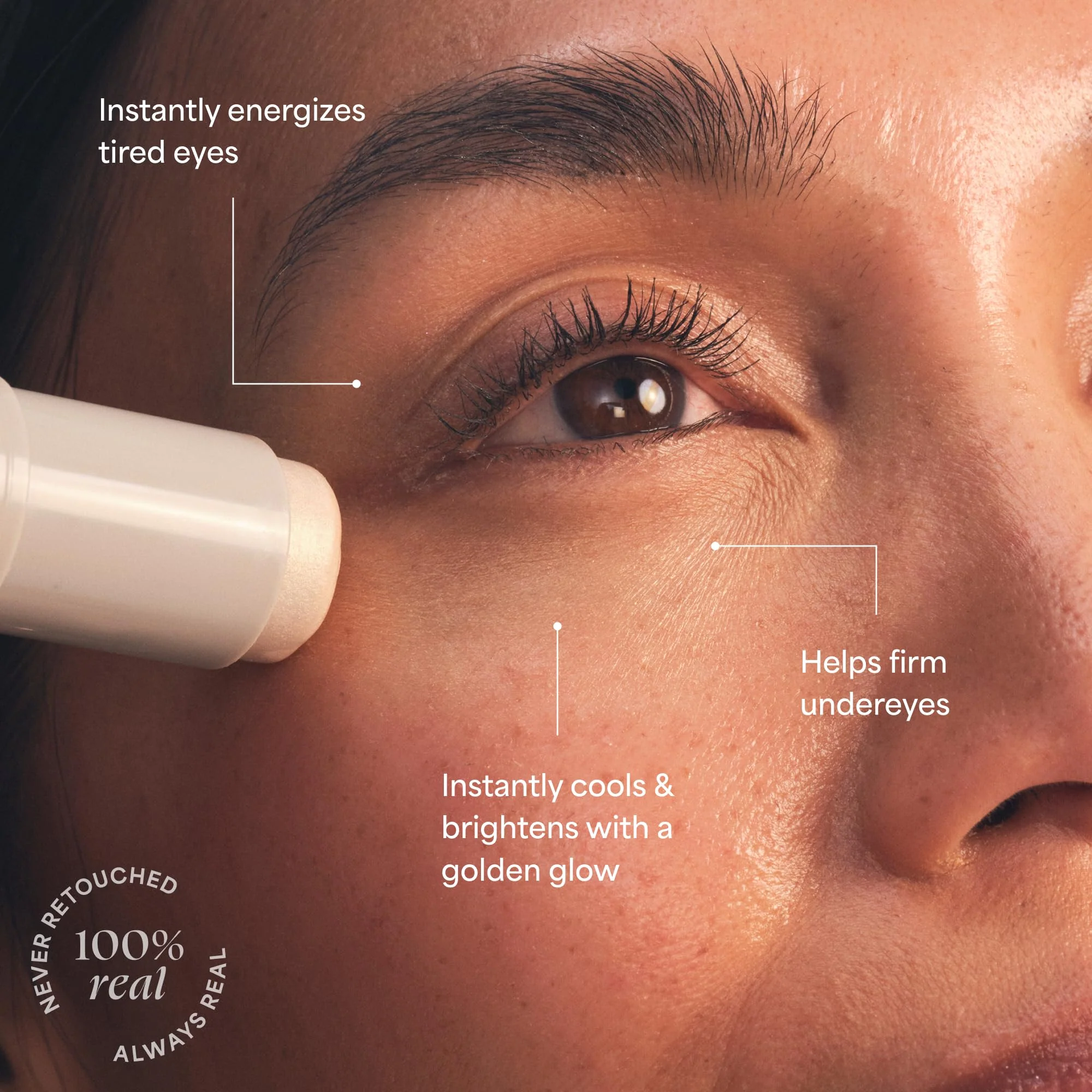 TULA Skin Care Golden Duo - Cappuccino Spresso Energizing Eye Balm 0.35 oz + Maple Glaze Plumping Lip Treatment 0.28 oz, 2-Piece Kit - Image 3